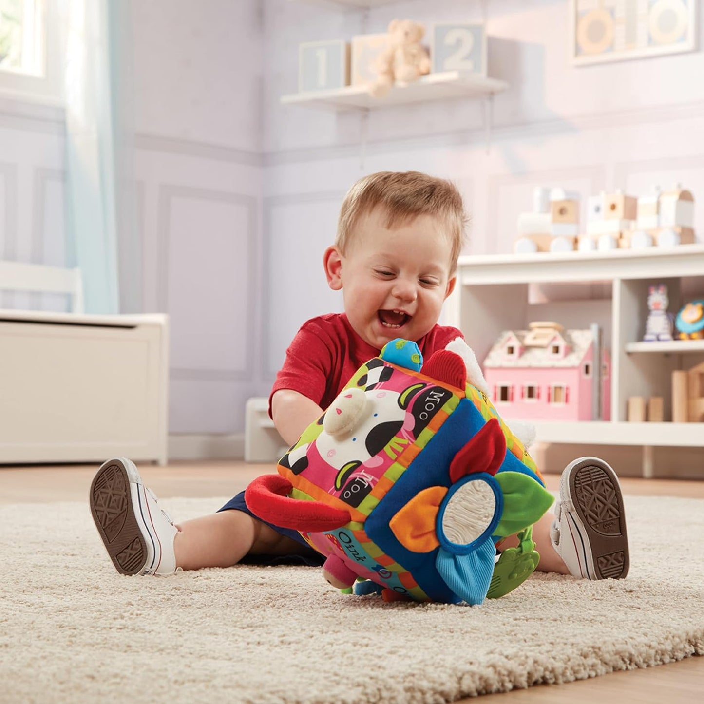 Melissa & Doug K's Kids Musical Farmyard Cube Educational Baby Toy
