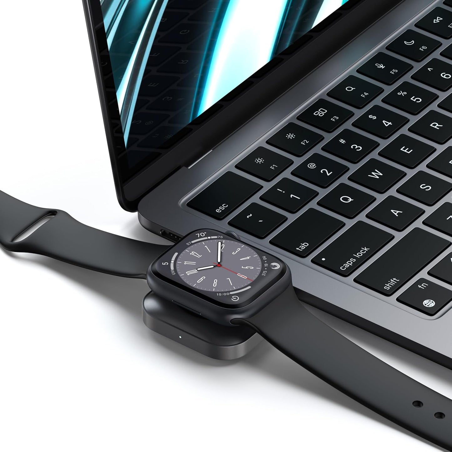 Satechi Apple Watch Charger USB C [MFi-Certified] Portable Watch Charger – Compatible with Apple Watch Ultra & SE (3-1), Apple Watch Series (11-1), and AirPods (3/2) (Cable Not Included)