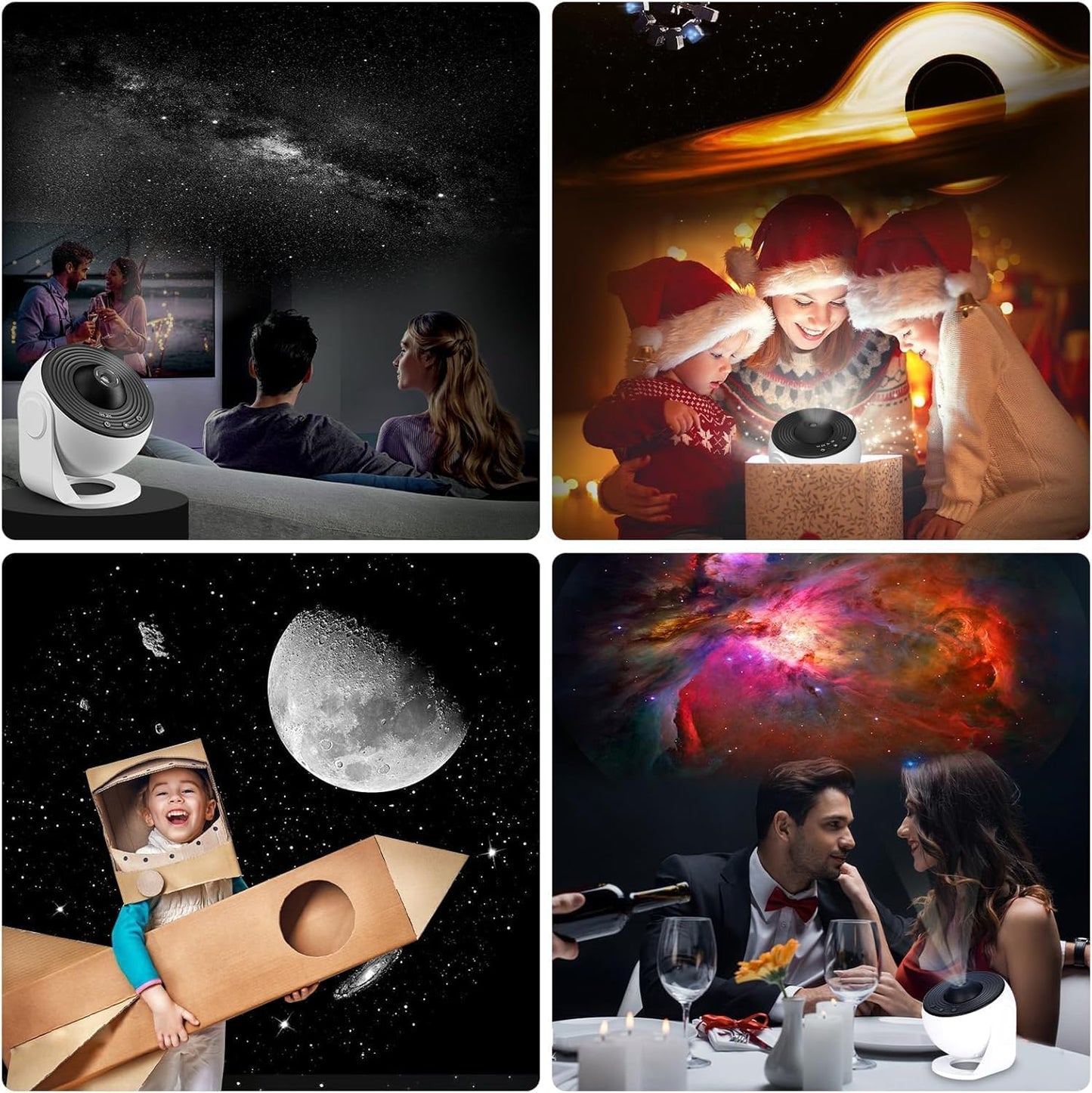Galaxy Projector Pro for Bedroom Sound Machine, 13 in 1 Planetarium Projector Pro with White Noises, Bluetooth Speaker, Remote, Night Light Christmas Gifts for Teens Girls Boys Kids Adults