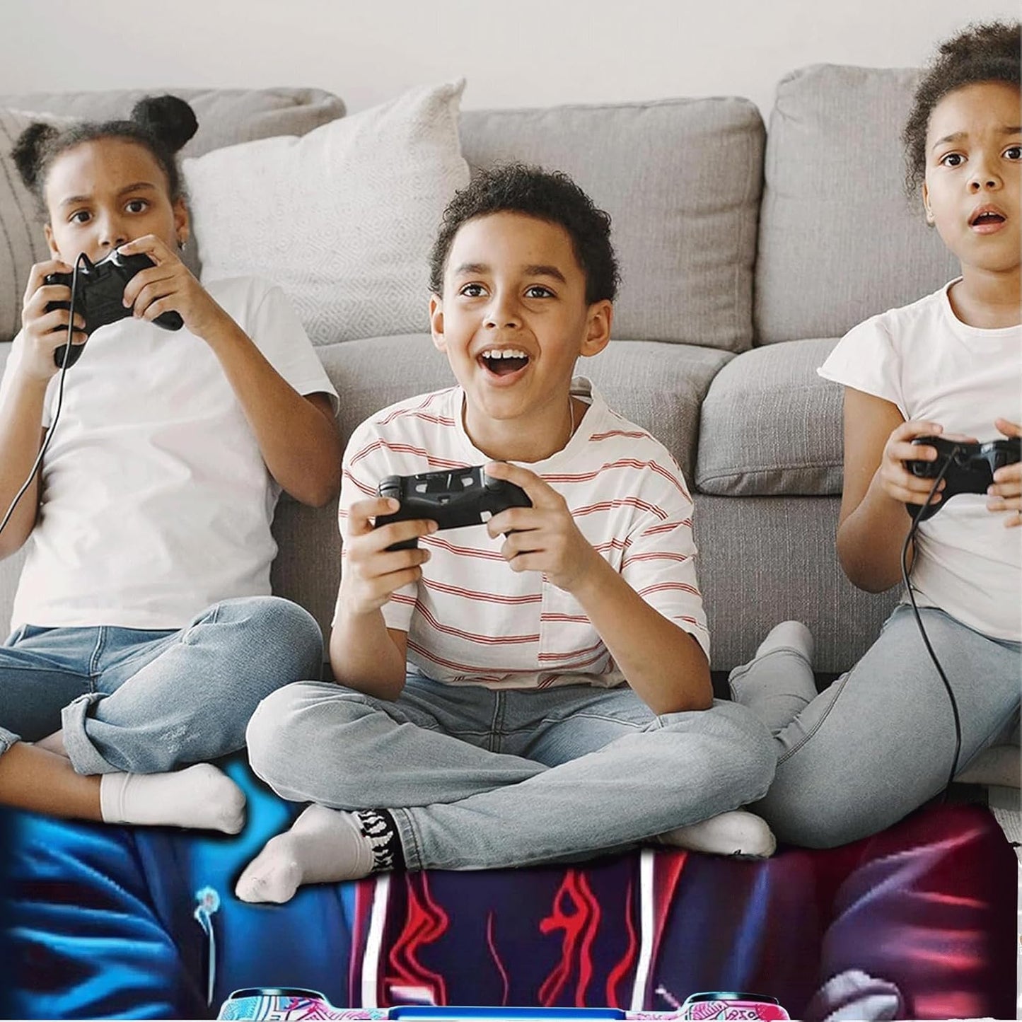 Gaming Throw Blanket, Boys Girls Gaming Blankets, Gaming Blanket for Boys Gifts for The Ultimat Gaming for Kids Teens Son Husbands Men Boyfriends Sofa Bedroom 60 X 50