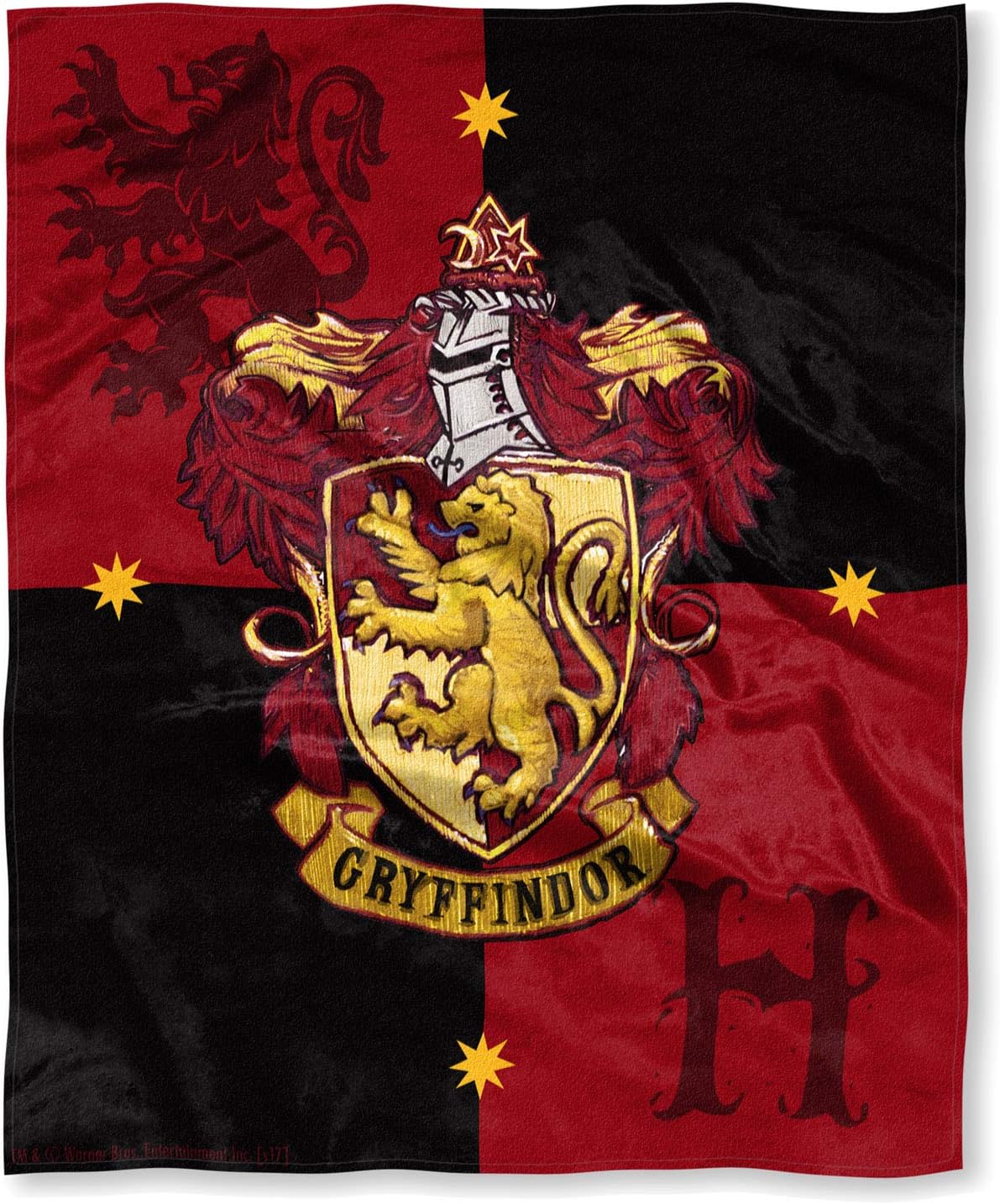 Harry Potter House Crests Silk Touch Throw Blanket 50" x 60"-Slytherin