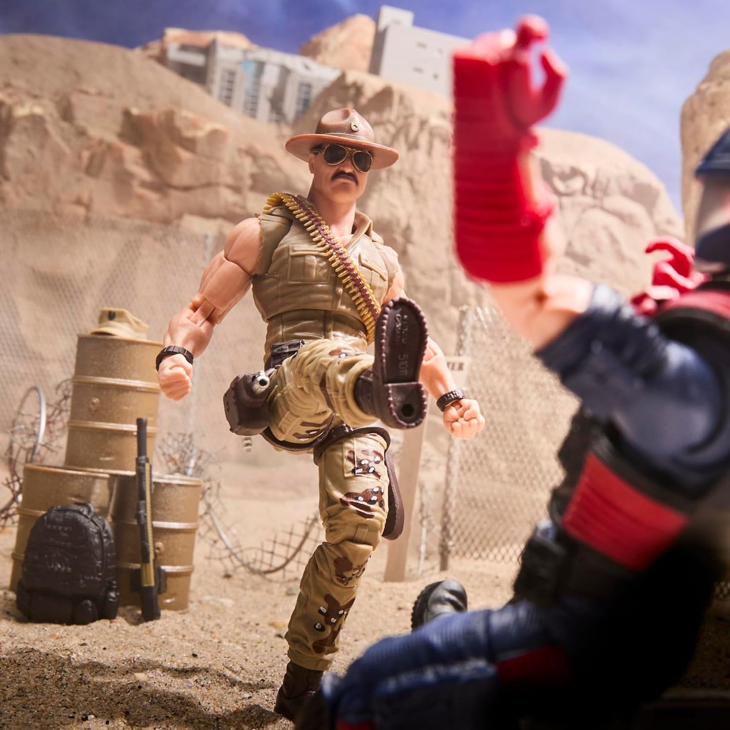 G.I. Joe Classified Series #173, SGT Slaughter & Felix Mercer Stratton, 2 Collectible 6 Inch Action Figures with 26 Accessories