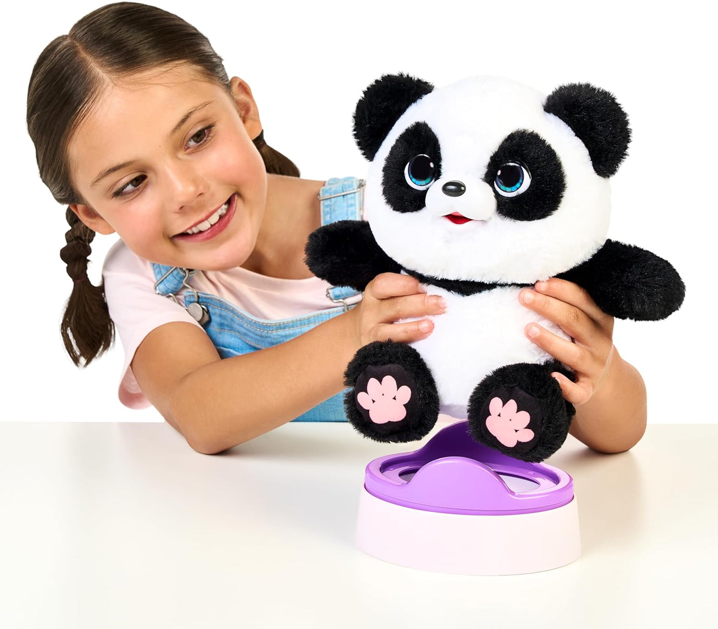 Little Live Pets My Baby Panda ChuChu Plush - Interactive Sounds, Feeding, Potty Dance - Ages 4+