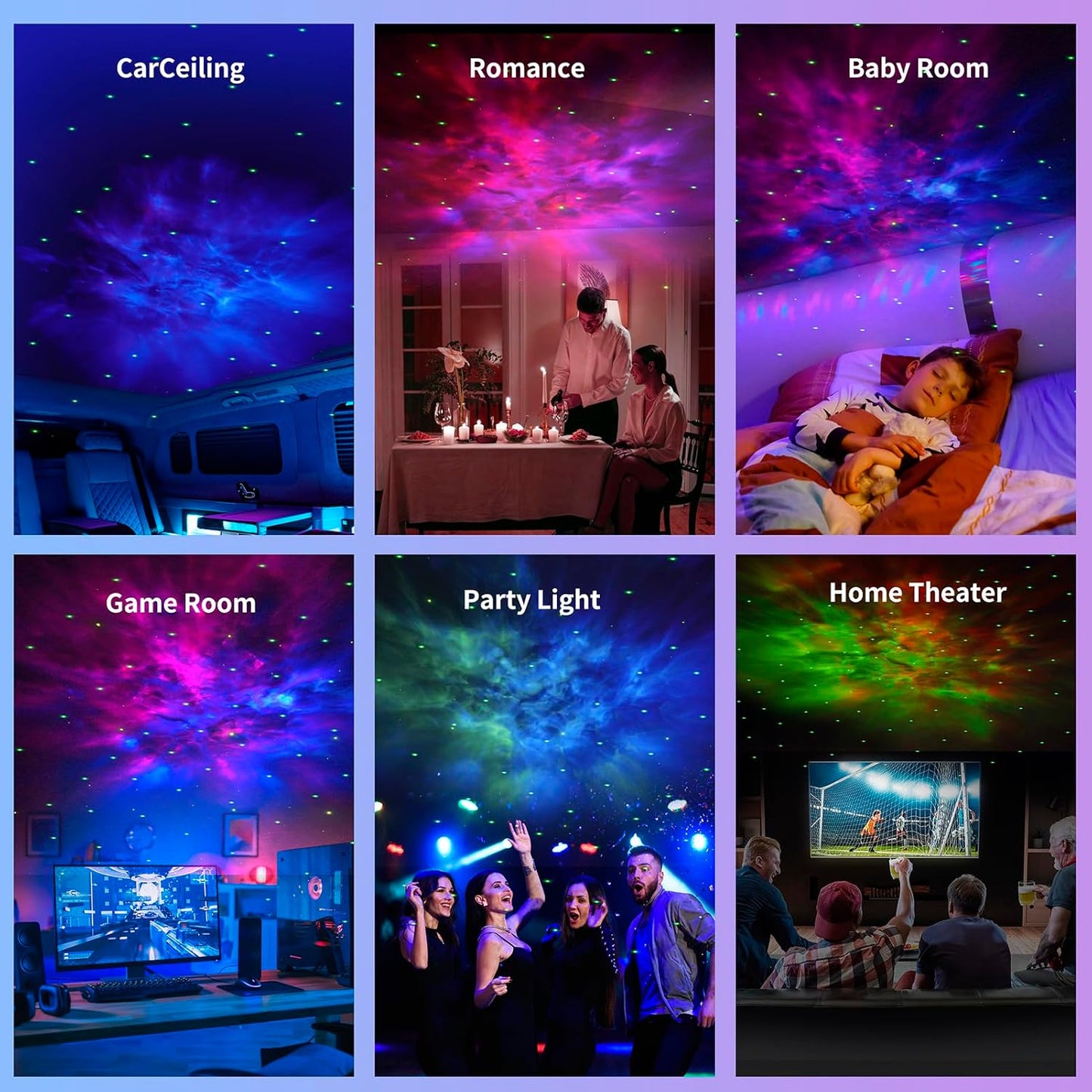Astronaut Galaxy Projector Light, 2 in 1 Star Projector Light with Moon Lamp, Galaxy Night Light with 360° Adjustable & Remote Control, Gifts for Kids/Adults, Decor for Bedroom/Home/Party
