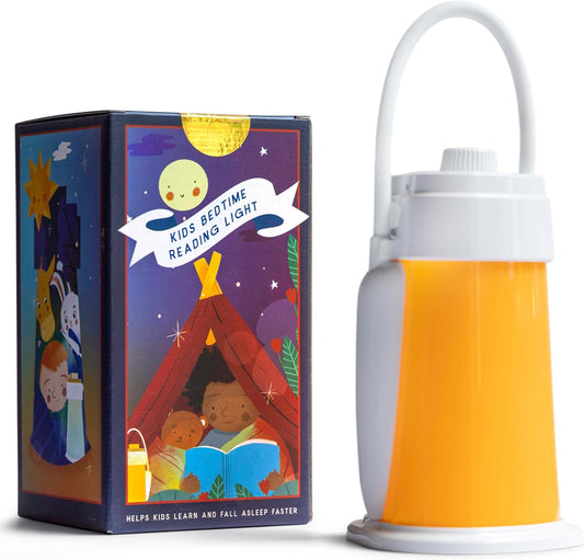 Kids Lantern Book Night Light Lamp for Camping Gear, Kids Reading Light, Toddler Camping NightLight, LED Study Desk Lamp for Students, USB Rechargeable 6-12 Hour Battery for Emergencies Power Outages
