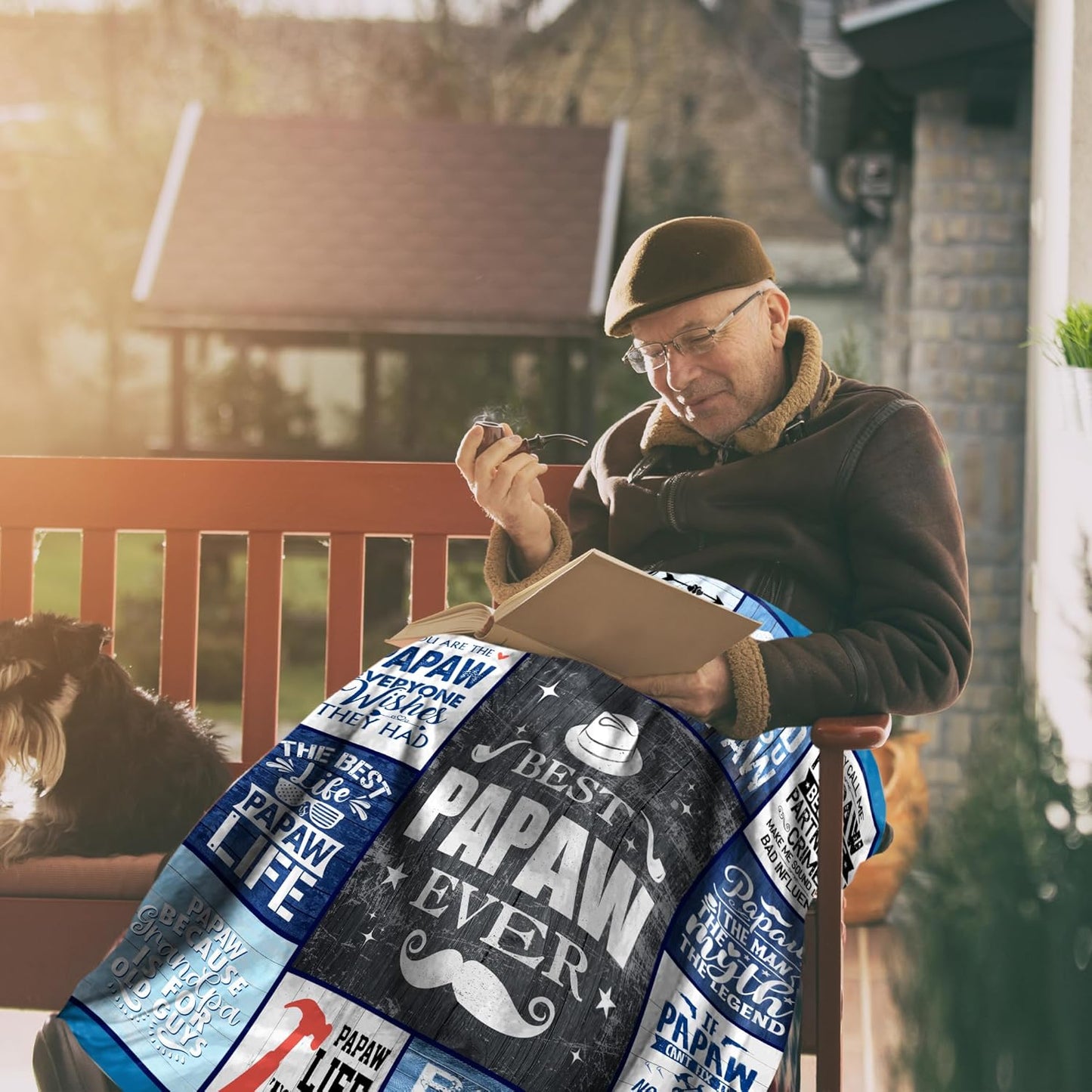 Papaw Gifts, Best Gifts for Papaw, Papaws Gifts from Grandkids Granddaughter Grandson, Papaw Birthday Gifts, Papaw Gifts for Grandpa, Papaws Gifts for Christmas Fathers Day Throw Blanket 80"x60"