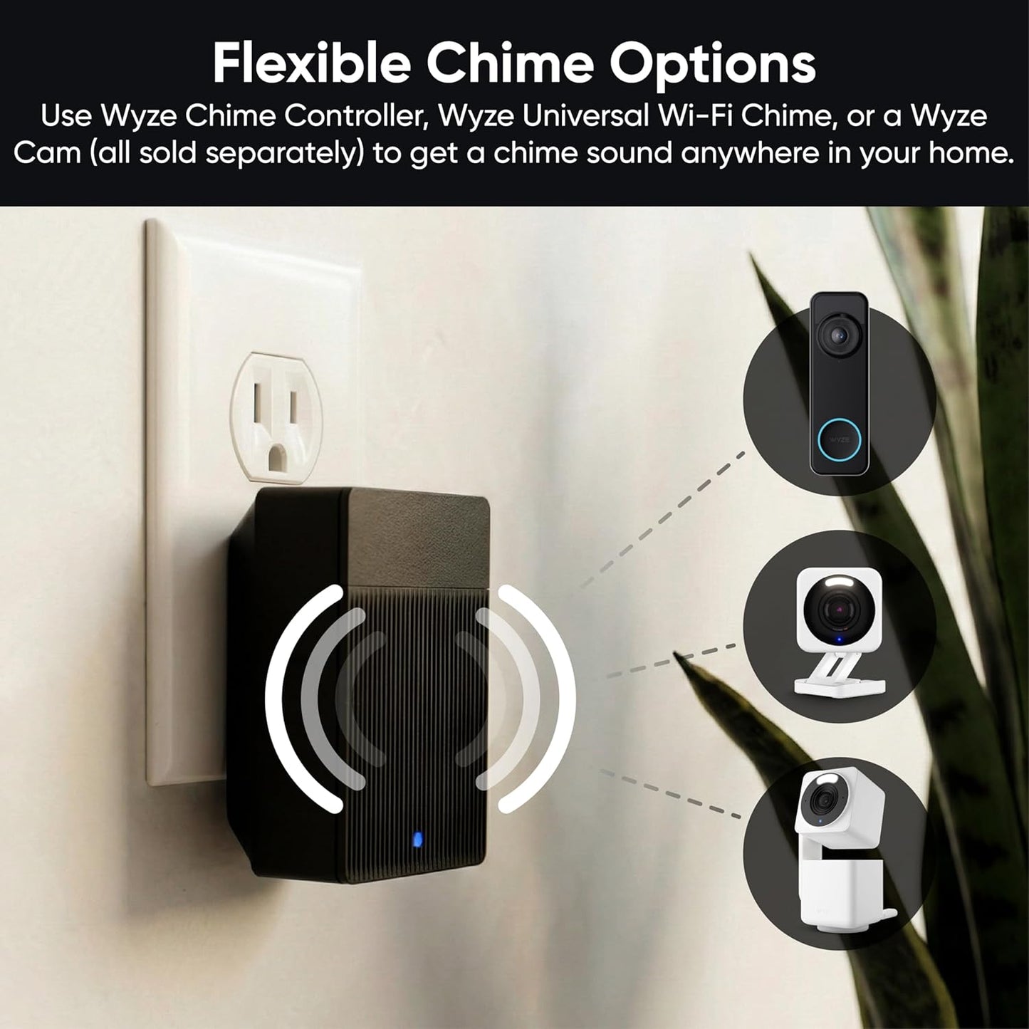 Wyze Battery Video Doorbell Wireless Camera, 1536x1536 HD+ with Color Night Vision, 2-Way Audio, 1:1 Head-to-Toe View, Person/Vehicle/Package Monitor, Wire-Free/Wired Option, 1 Minute Easy Setup
