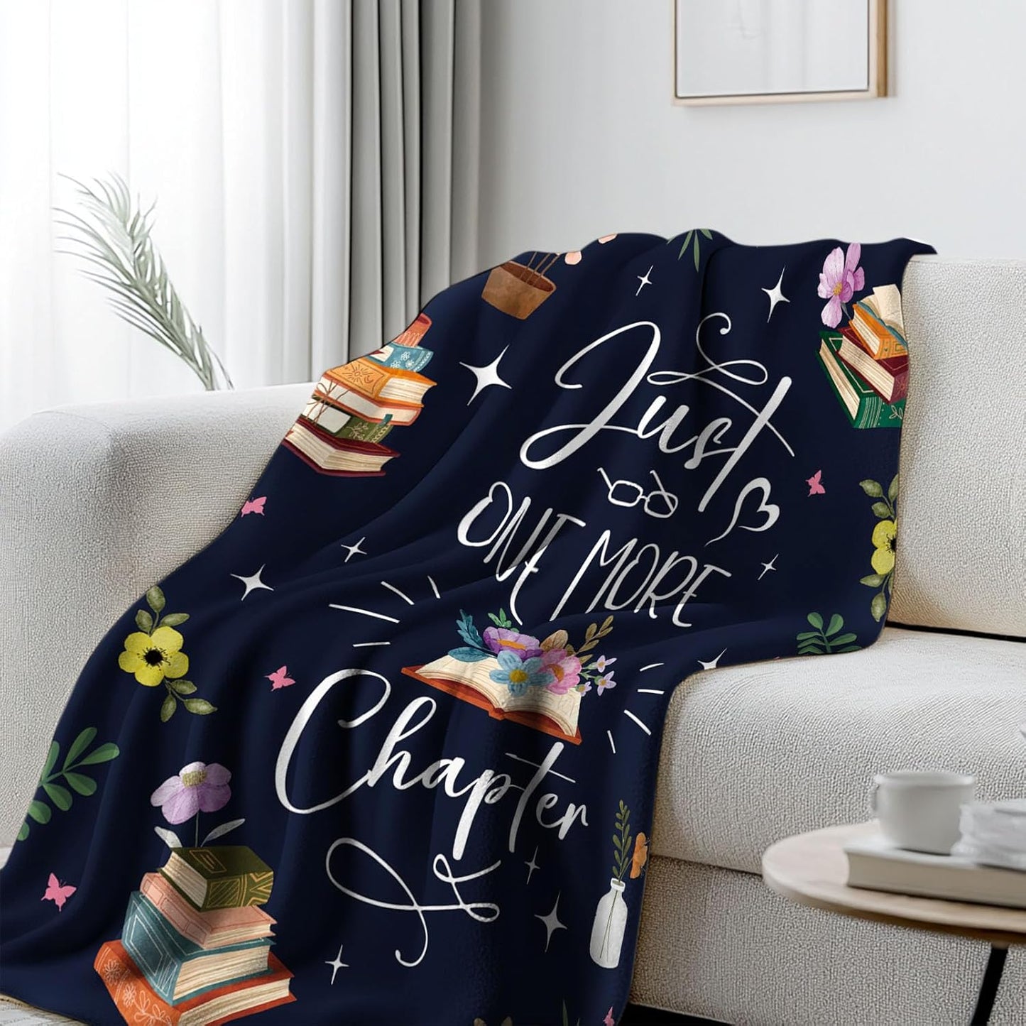 Book Lovers Gifts for Book Lovers Women, Bookish Gift for Readers, Reading Blanket, Books Club/Bookworm/Reading Gift for Women, Literary Gifts Blanket 60"*50"
