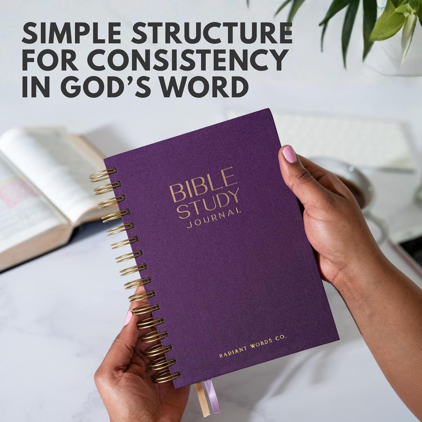 Bible Study Journal – A Year of Reflection, Renewal & Spiritual Growth | 365-Day Guided Scripture Study, Prayer Tracker & Weekly Reflection Prompts | A5 Hardcover, Minimalist & Elegant Design