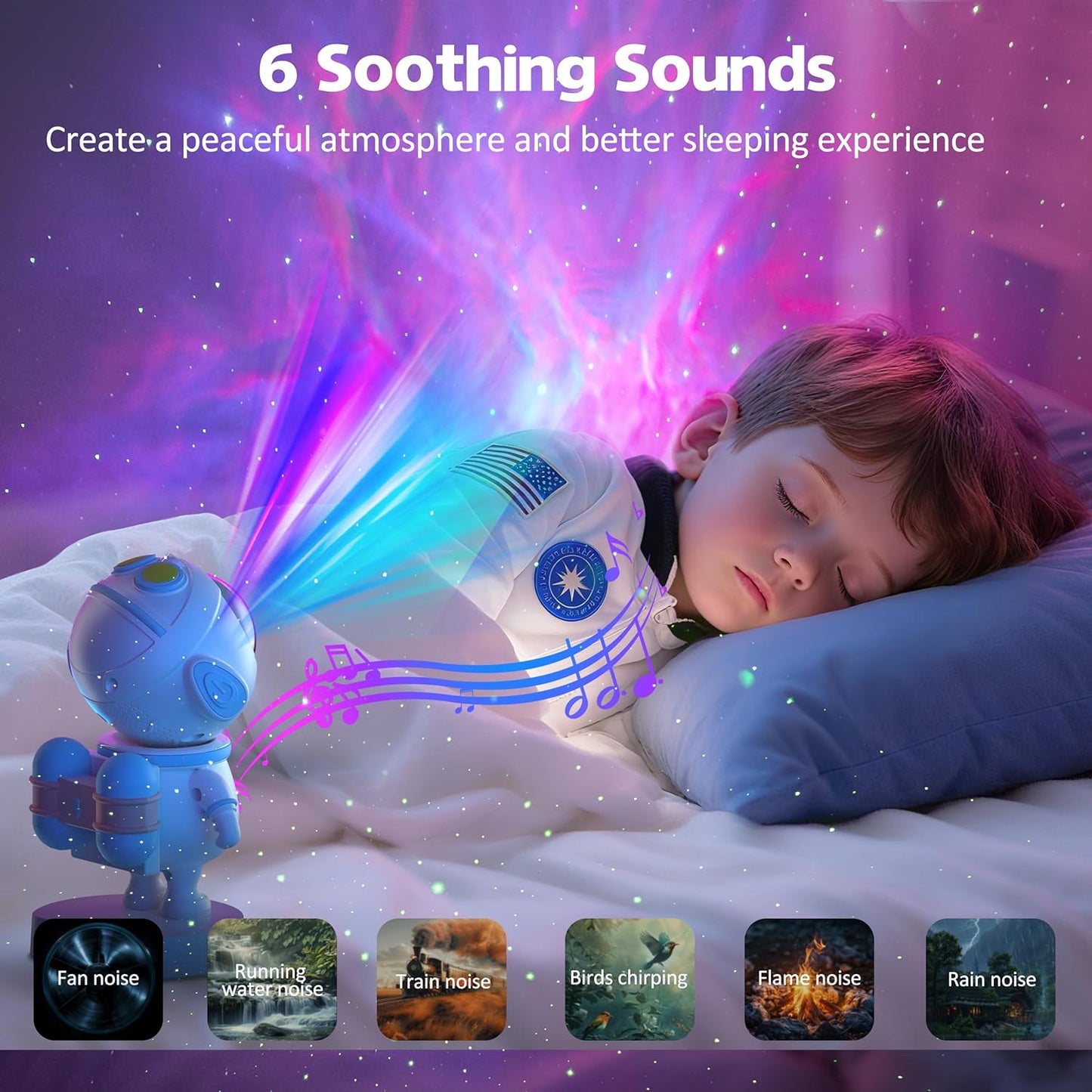 Astronaut Galaxy Projector Night Light with APP & Remote Control - 8 Color Nebula Star Projector for Bedroom, Kids Room, and Relaxation - Birthday Gift for Space Lovers of All Ages
