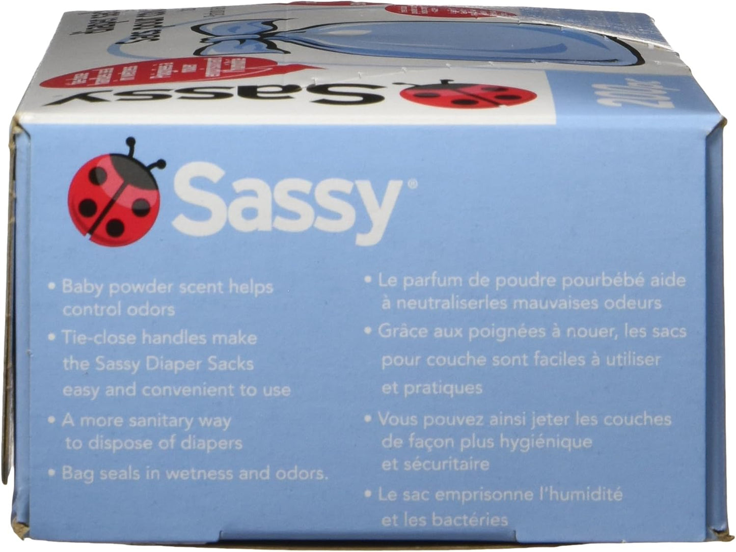 Sassy Baby Disposable Diaper Sacks, 200 Count, Packaging may vary