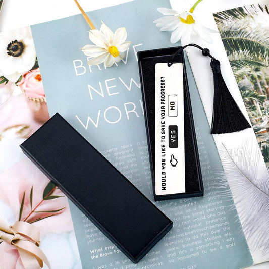 Funny Bookmarks for Women Teen Girls Book Lover Gifts Anime Bookmark for Final Fantasy Fans Friends Reader Teacher Classmate Graduation Gift for Her Him Book Club Christmas Birthday Gift