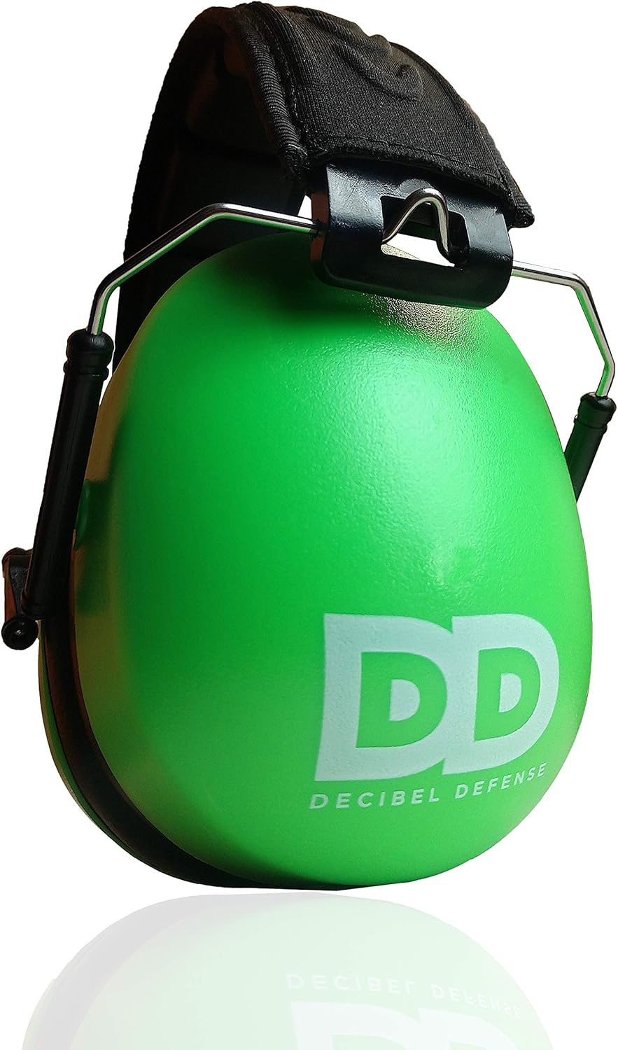 DECIBEL DEFENSE Professional Safety Ear Muffs 37dB NRR - The HIGHEST Rated & MOST COMFORTABLE Ear Protection for Shooting & Industrial Use - THE BEST HEARING PROTECTION...GUARANTEED (SAFETY GREEN)