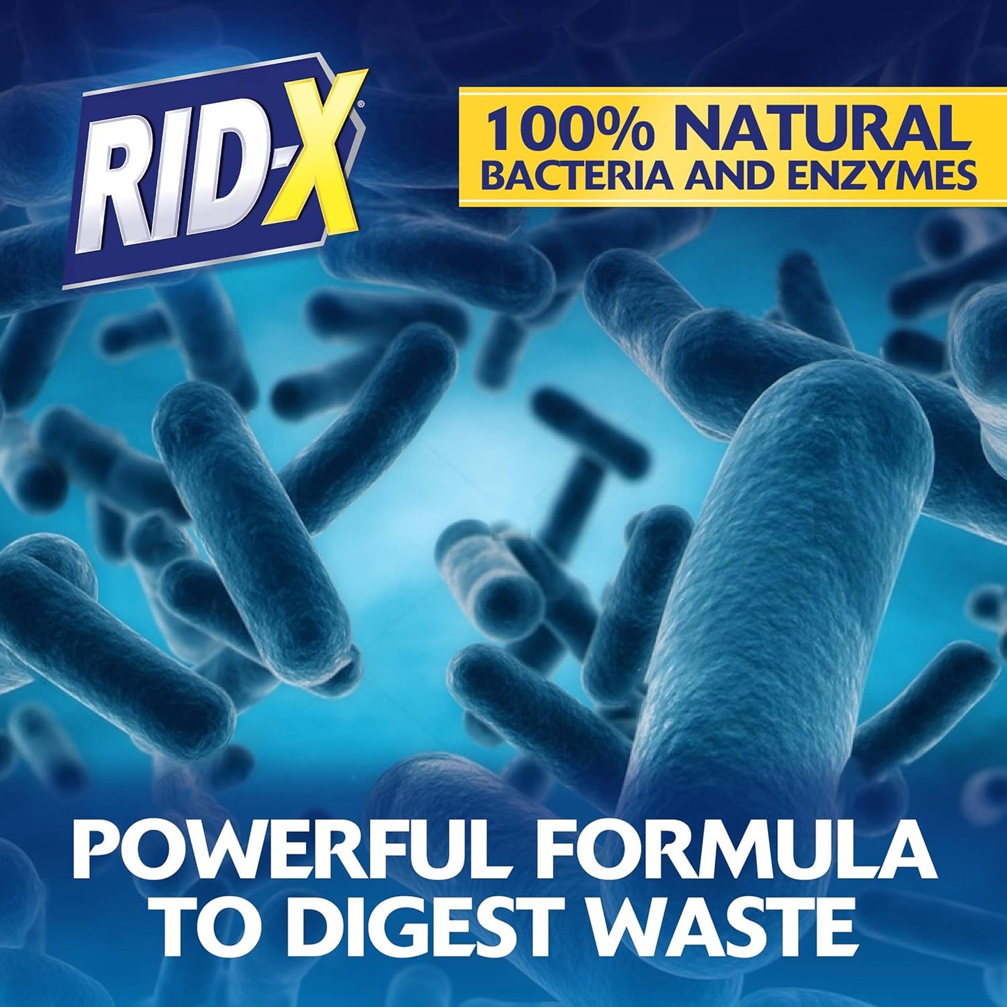 RID-X Septic Tank Treatment Pods – 3 Month Supply, Dual Action Enzymes and Bacteria to Break Down Waste & Prevent Backups