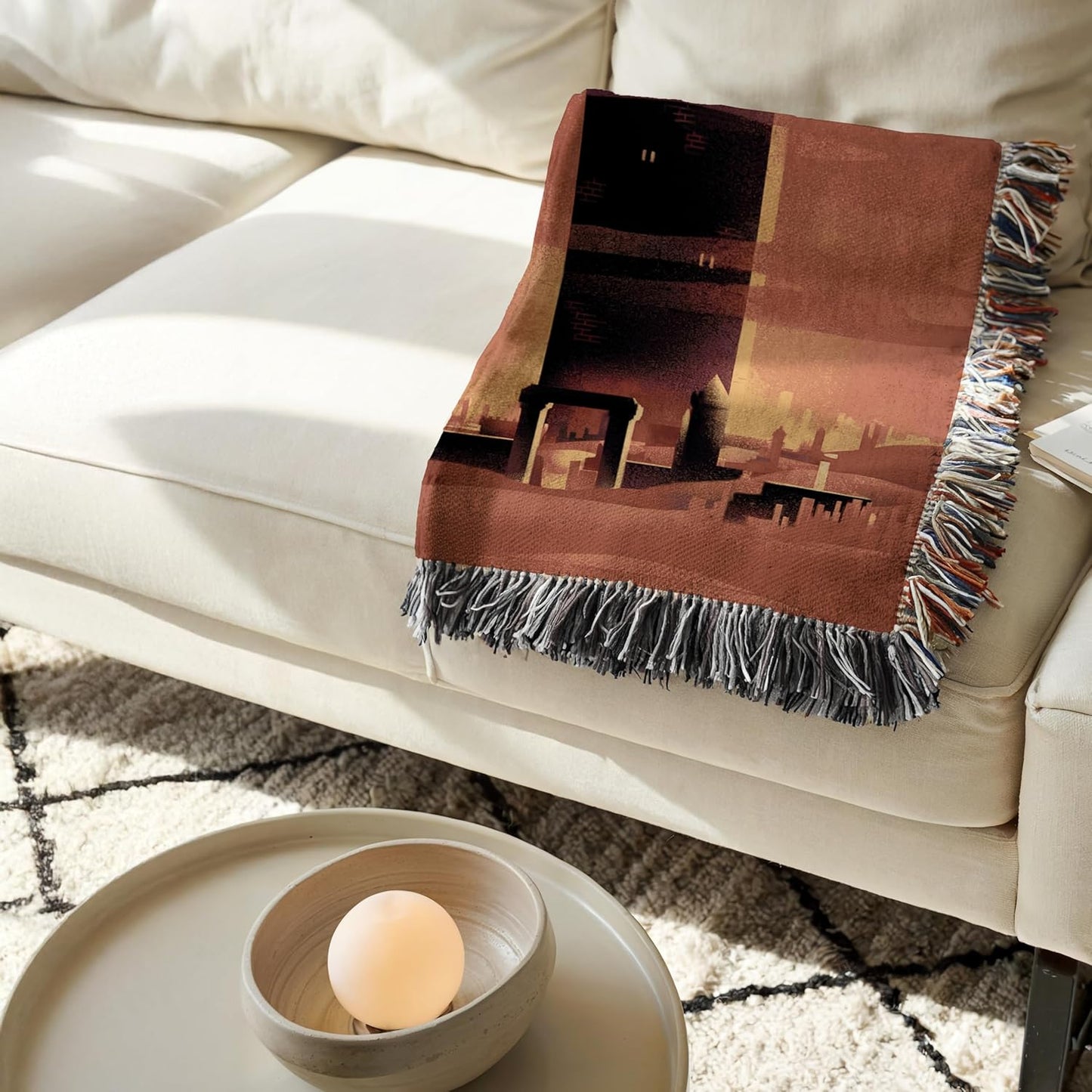 Throne of Glass Woven Blanket – Tower of Dawn Inspired Throw