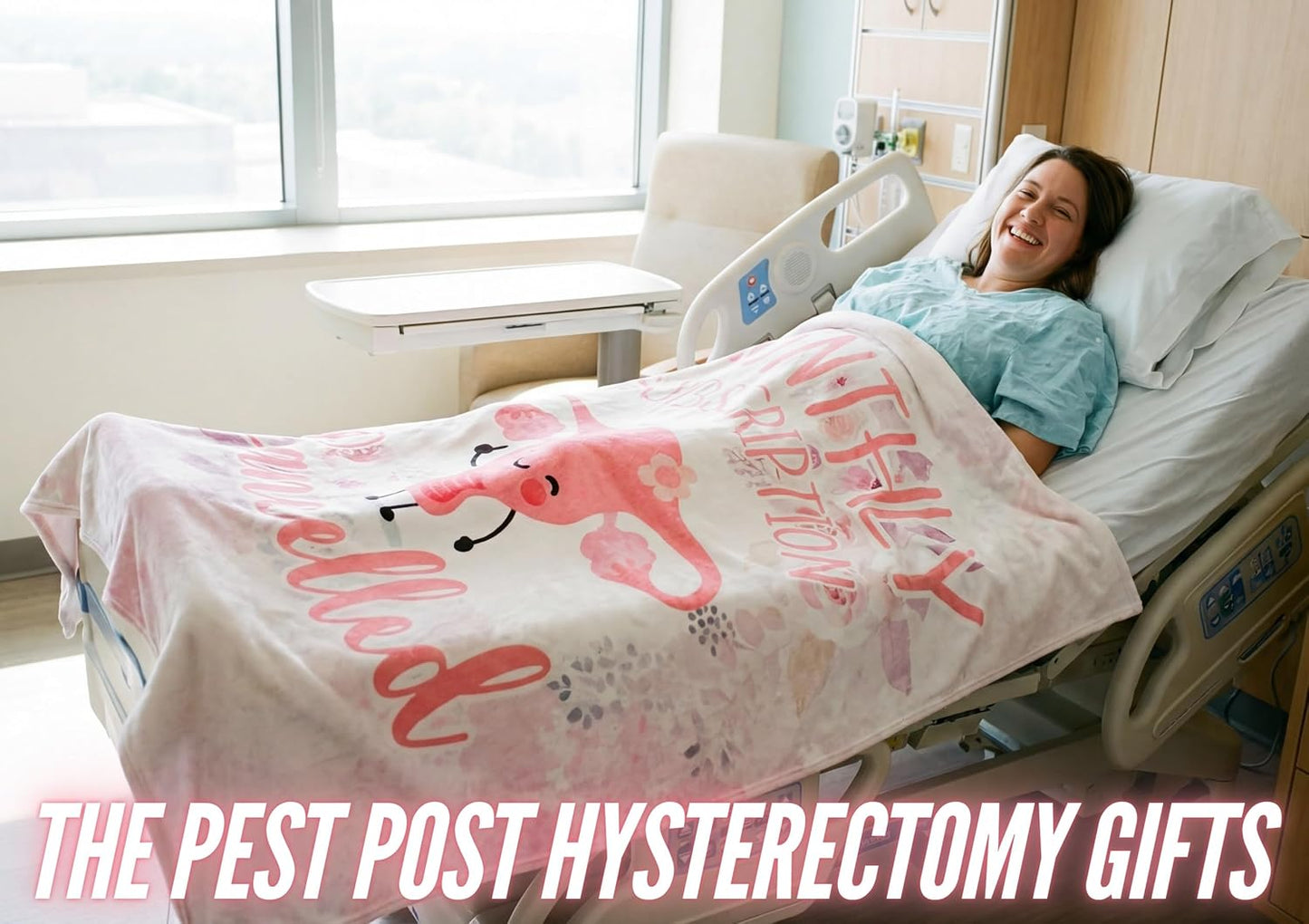 InnoBeta Hysterectomy Gifts for Women Blanket, Get Well Recovery Gifts Flannel Throw Blanket for Women, Monthly Subscription Cancelled 50"*65"