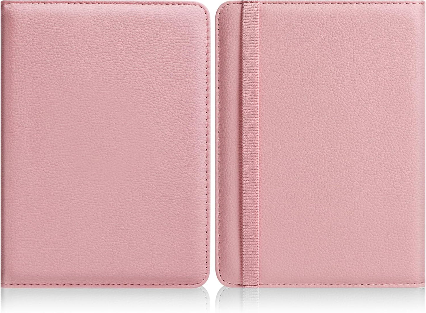 Universal Case for 6 inch Kindle eReader Compatible with Paperwhite(2015/2018)/Pocketbook and Tolino/Kobo Clara HD,6" eReader Protective Case Cover Elastic Rope,Pink