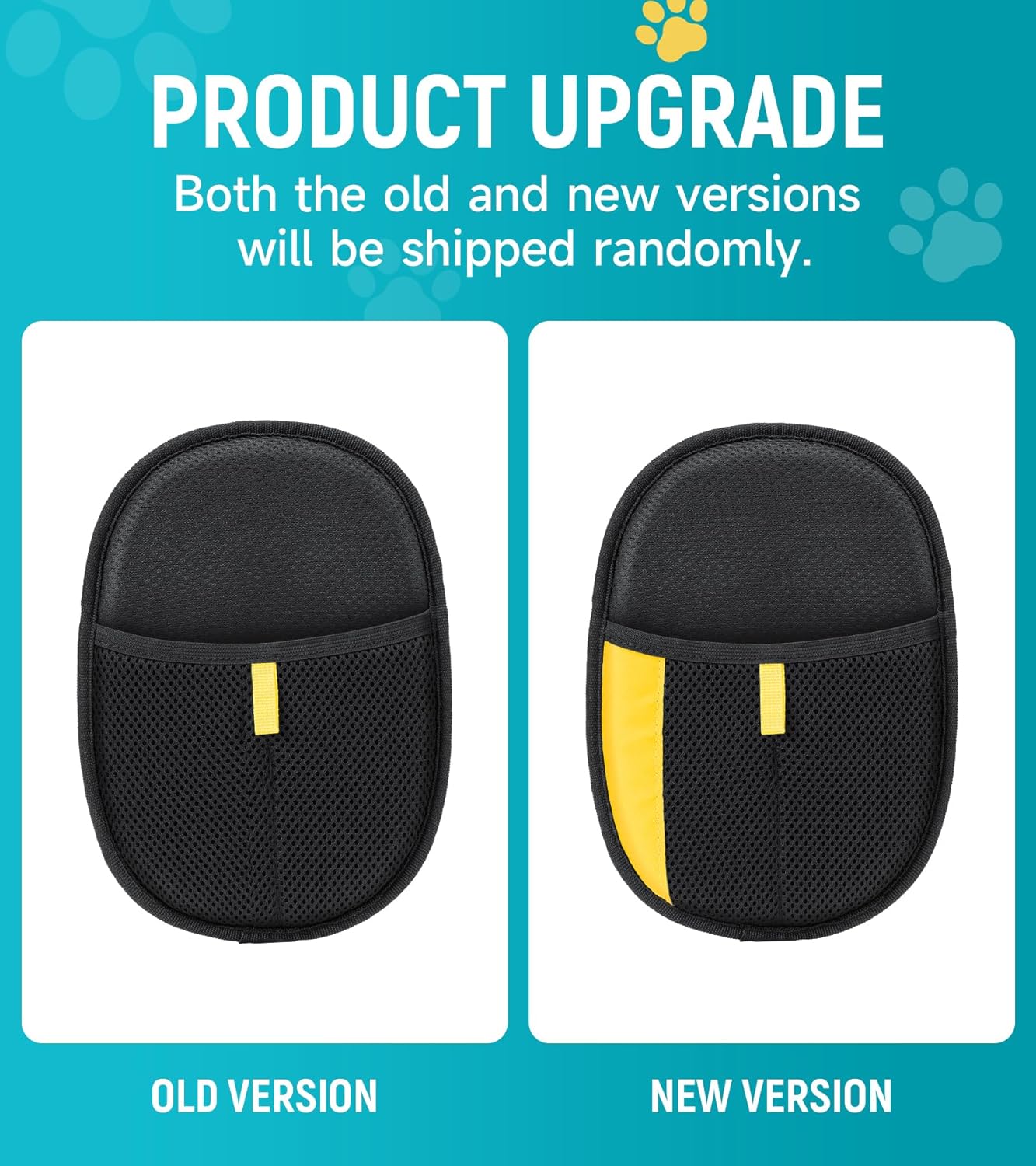 Pet Hair Removal Glove for Dogs & Cats - Upgraded Reusable Electrostatic Pet Hair Glove, Pet Hair Remover Tool for Laundry, Couch, Carpet & Car Seat, Gentle Grooming Mitt