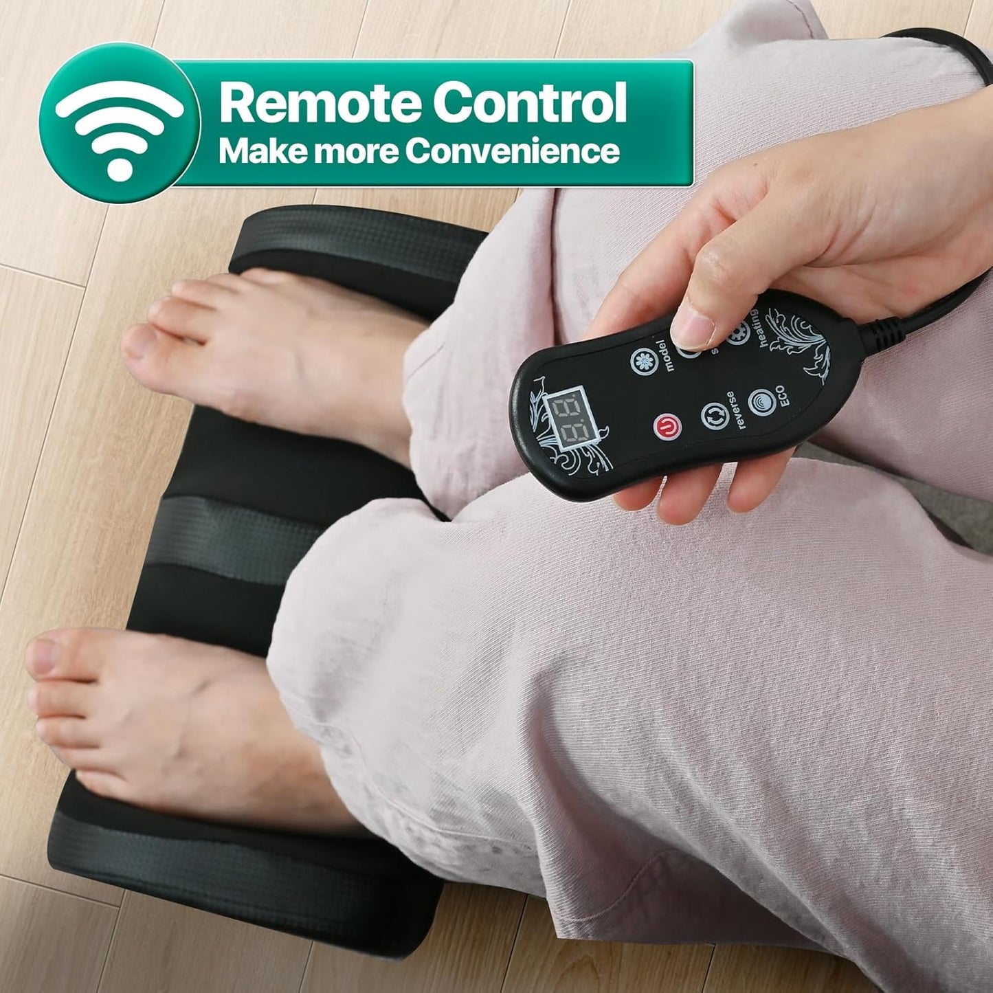 Foot Massager,Foot Massager Machine with Massage Roller,Open Design for Breathable & Clean, and Pain Relief, Relax for Home or Office