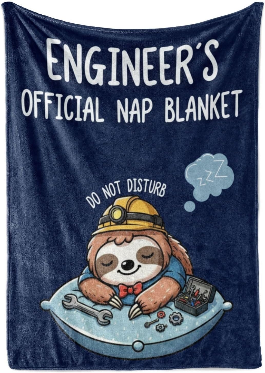 Engineer Gifts, Engineering Blanket, Valentine's Day Christmas Birthday Gifts for Husband, Dad, Boyfriend, Flannel Throw Blanket 50x65 Inches