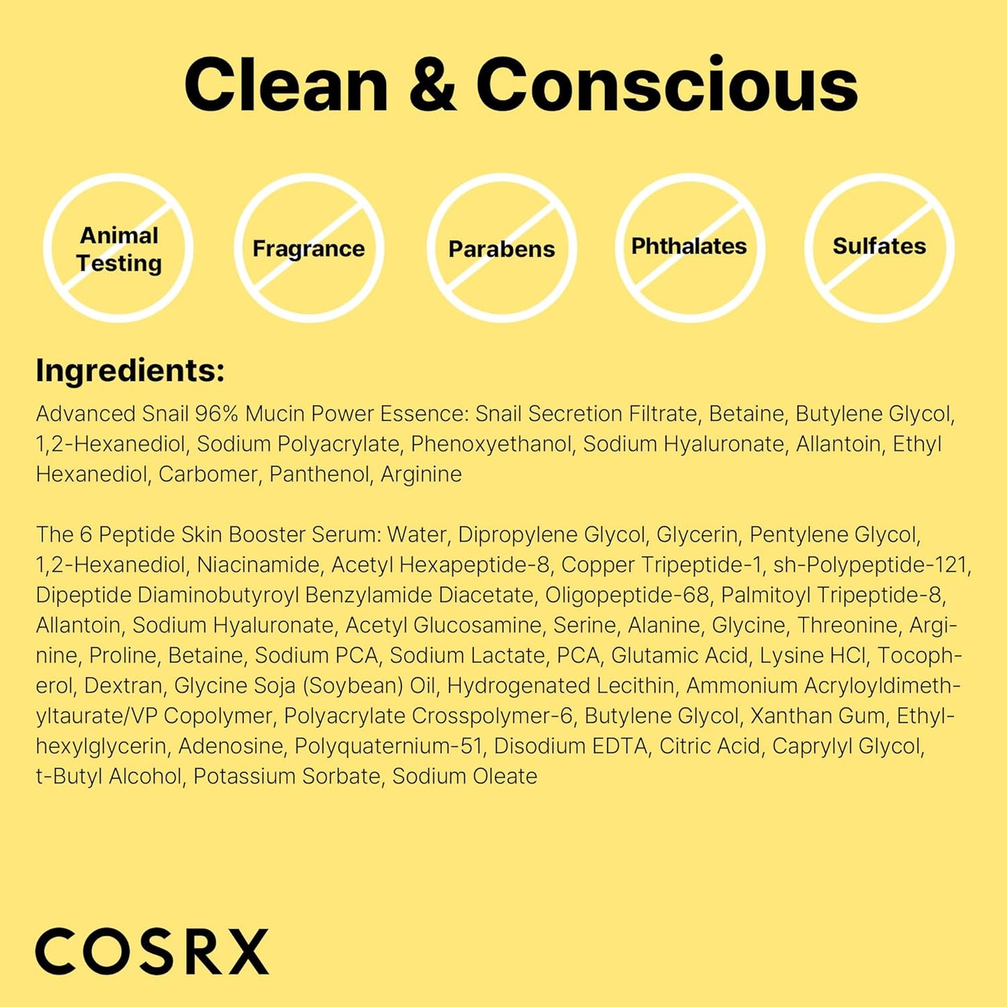 COSRX Snail Mucin 96% Peptide Booster Set - Amazon Exclusive - Korean Skin Care, Gift Sets, Skin Care Sets for Women, Advanced Snail Mucin Serum, Face Serum