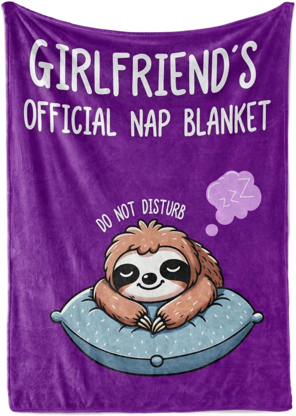 Girlfriend Gifts, Valentine's Day Christmas Birthday Gifts for Her, GF, Girlfriend, Flannel Throw Blanket 60X80 Inches