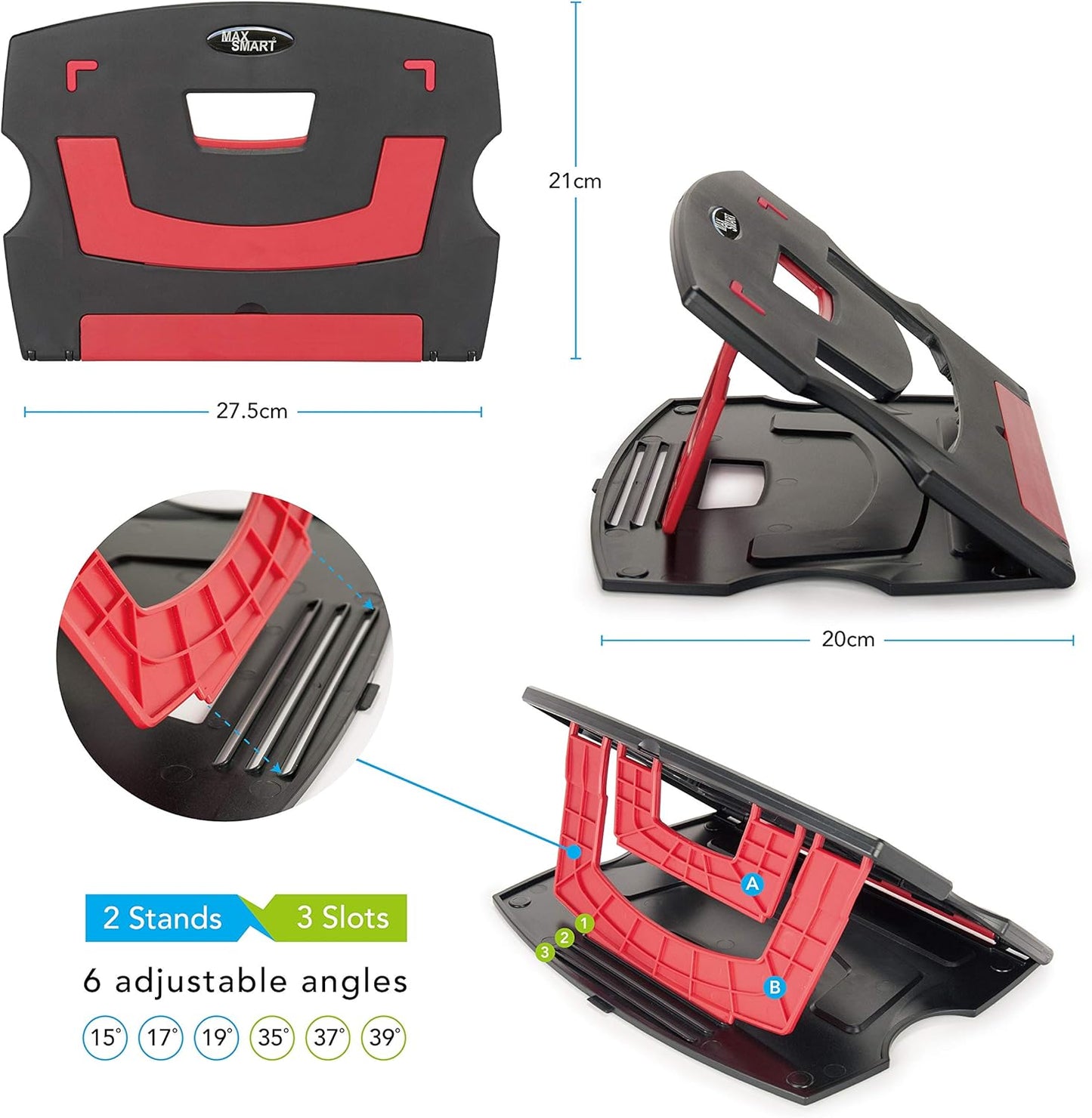 Drawing Tablet Stand, Foldable, Portable, Adjustable Compatible with iPad Pro, Wacom and More