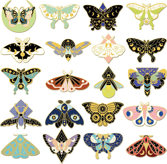 TaoBary 40 Pieces Butterfly Magnetic Bookmarks Cute Magnet Page Markers Bulk Foldable Page Clips for School Students Teachers, Book Lovers, Classroom Gifts, Women Office Reading(Vivid)