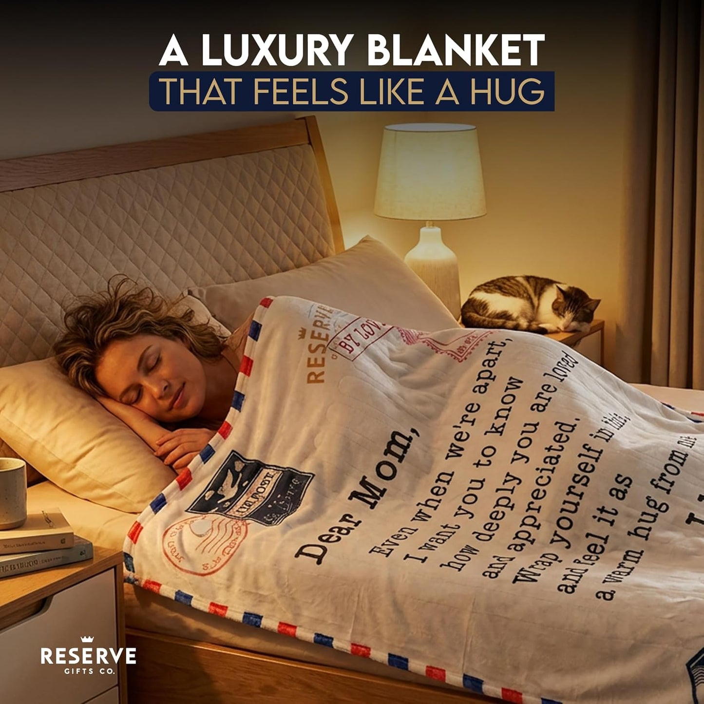 Large Heated Throw Blanket for Mom, Super Soft Flannel Gift from Daughter or Son for Mother’s Day, Christmas, Birthday, Valentine’s Day (Large, 50x60)
