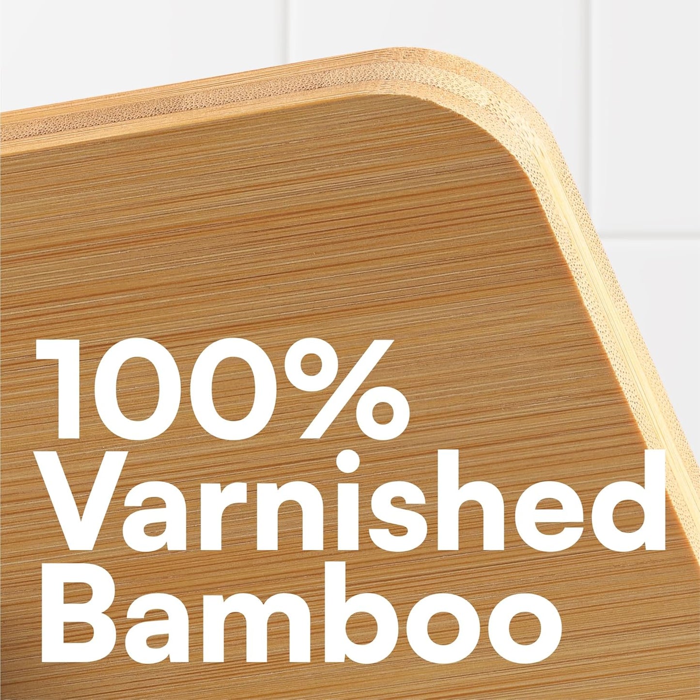 H&S Bamboo Recipe Book Holder - Foldable & Portable Cookbook Stand for Desk - Adjustable Holder for Reading in Bed or Kitchen - Cook Book Stand for Kitchen Counter