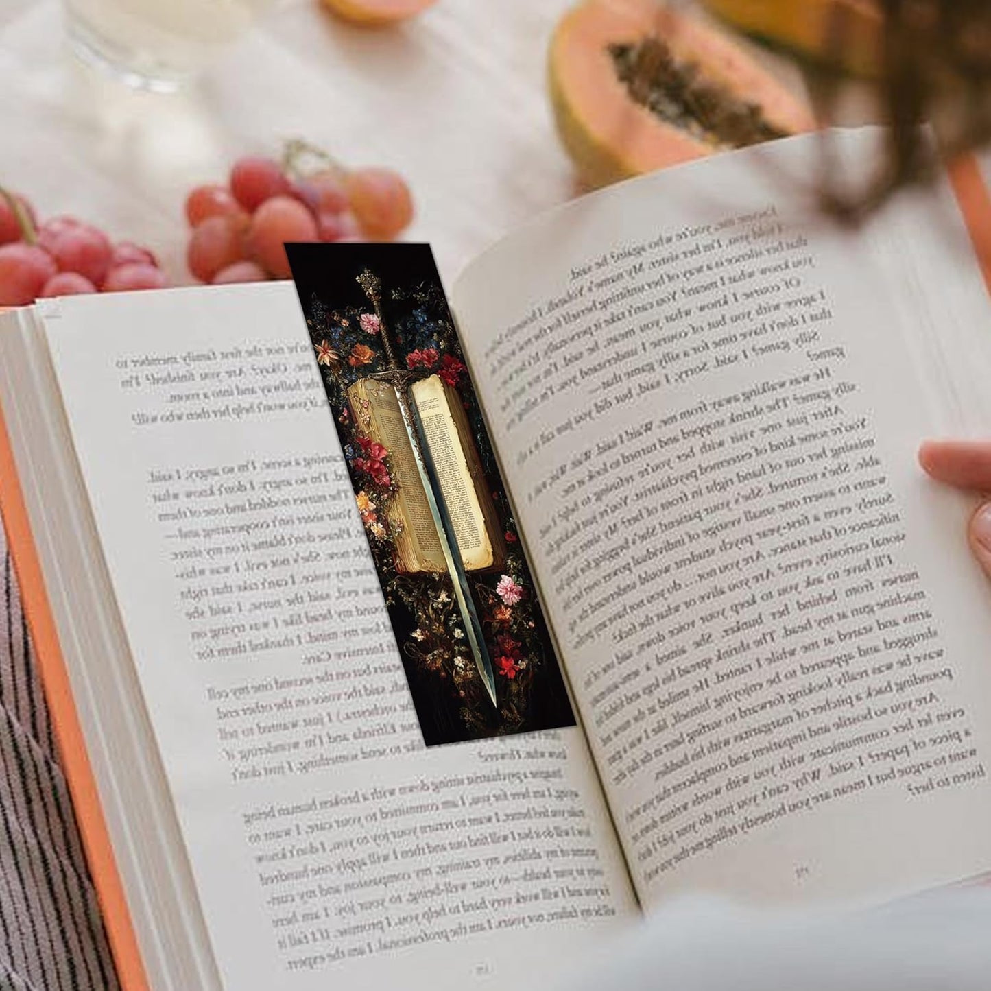 120 Pcs Dark Academia Bookmarks Bulk, Gothic Floral Aesthetic Paper Book Mark with 15 Designs for Reading Women, Dark Romance Merch Bookish Gifts Reading Accessories for Women Teens Adults
