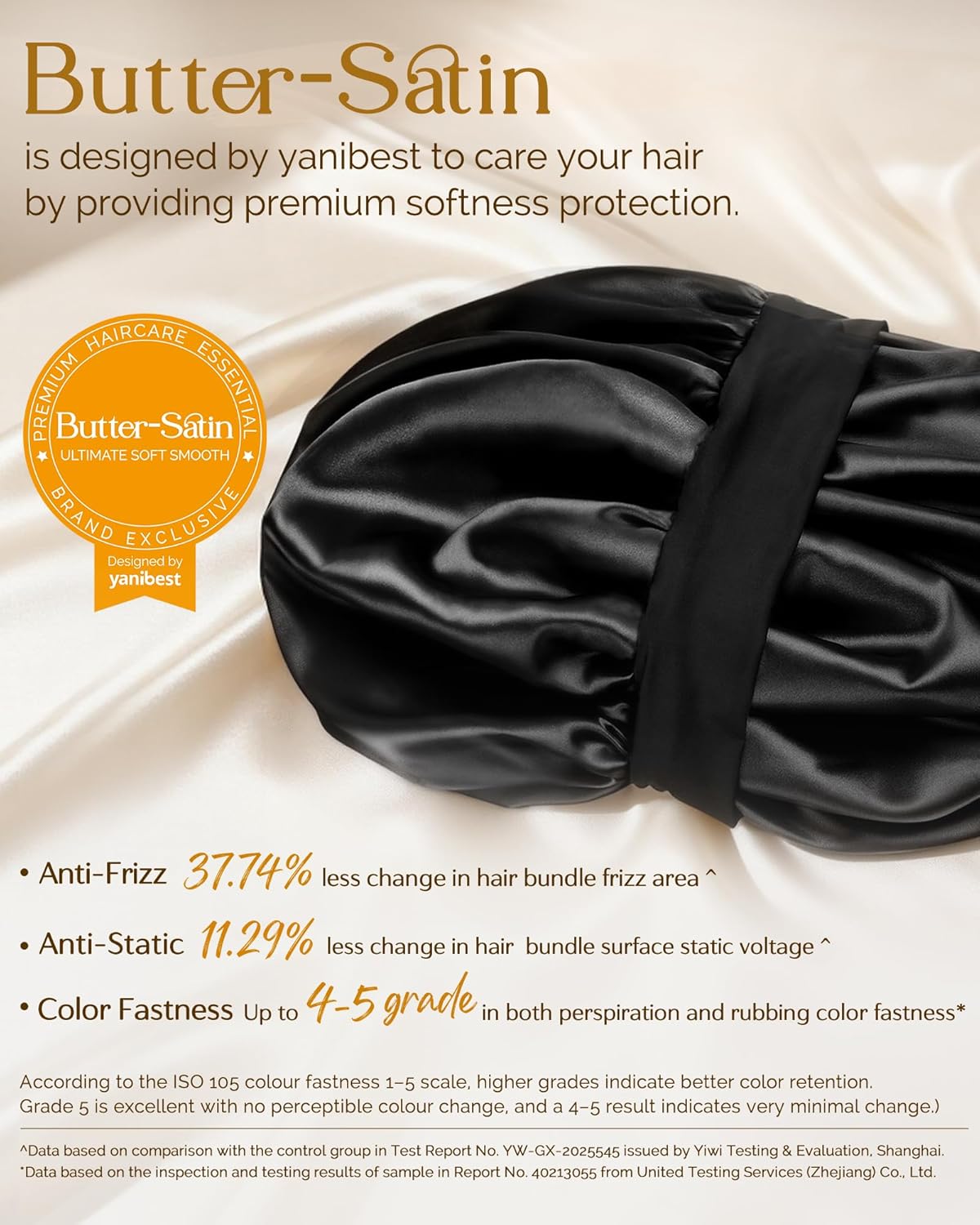 YANIBEST Silk Bonnet for Men Women Hair Bonnet for Sleeping Double Layer Satin Bonnet for Natural Curly Hair Unisex Sleep Cap