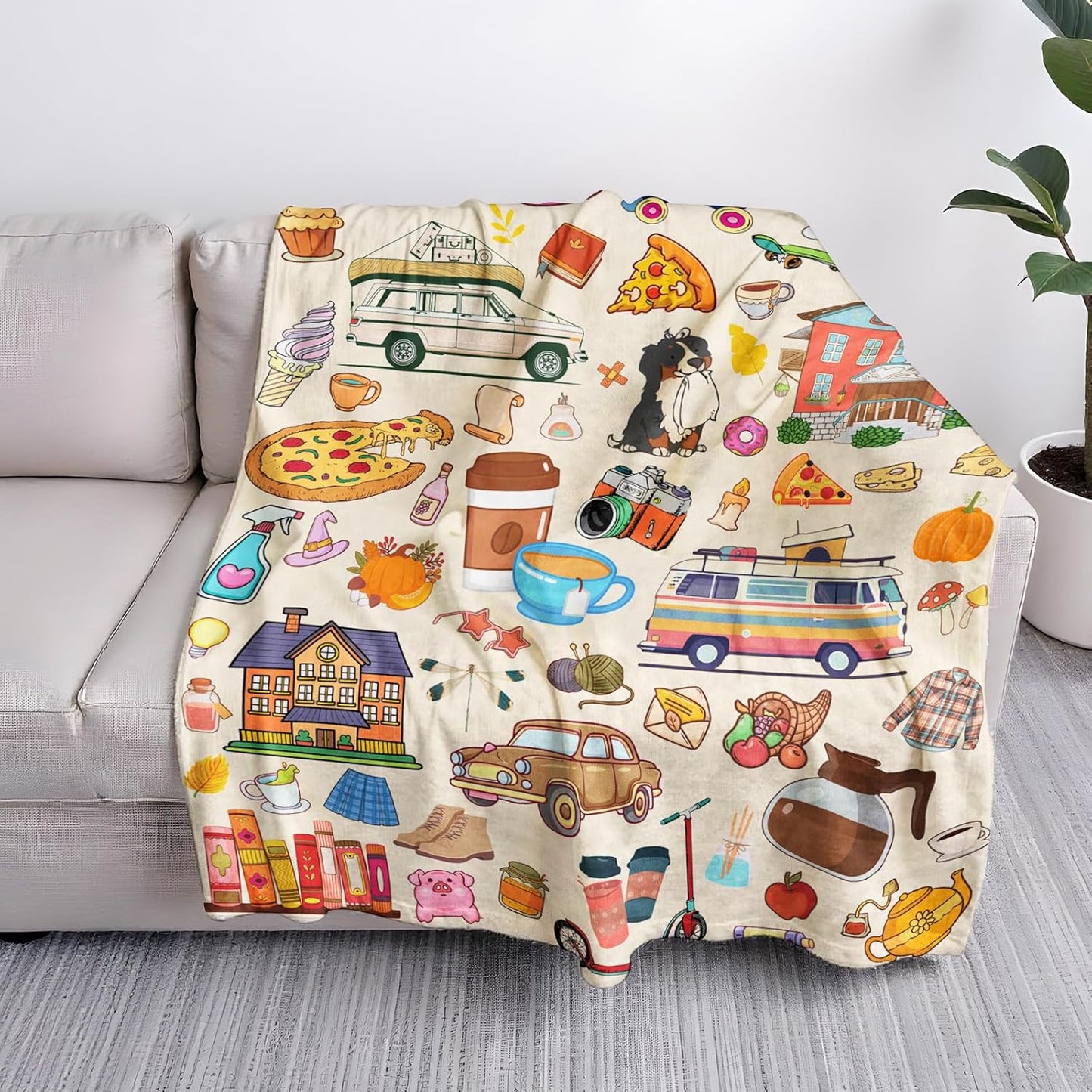 Gift Blanket for Girls, Growth Gift Blanket for Girls, Girl‘s Throw Blanket for Sofa Couch Bed, Birthday Christmas Gifts for Women, 60x50 in