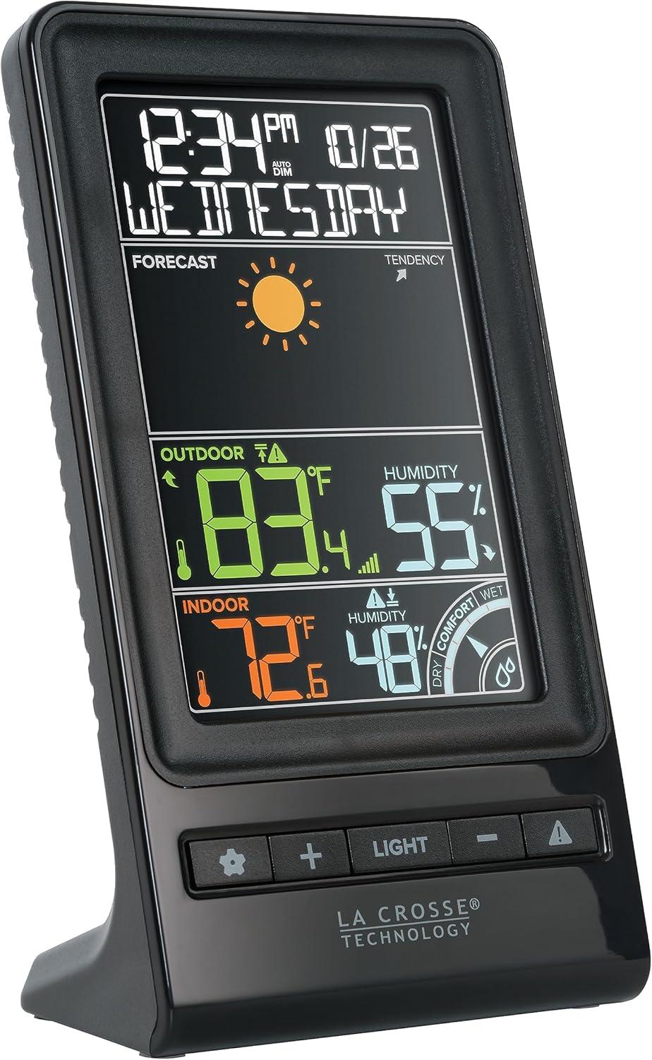 La Crosse Technology 308-1415C Digital Multi-Color Wireless Forecast Station