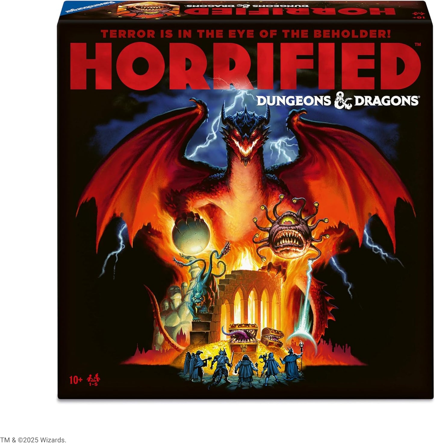 Ravensburger Horrified Games – Dungeons & Dragons – Strategy Board Game – Boost Critical Thinking & Teamwork – Cooperative Gameplay – Unique Monster Challenges – 1 to 5 Players – Adults & Kids 10+