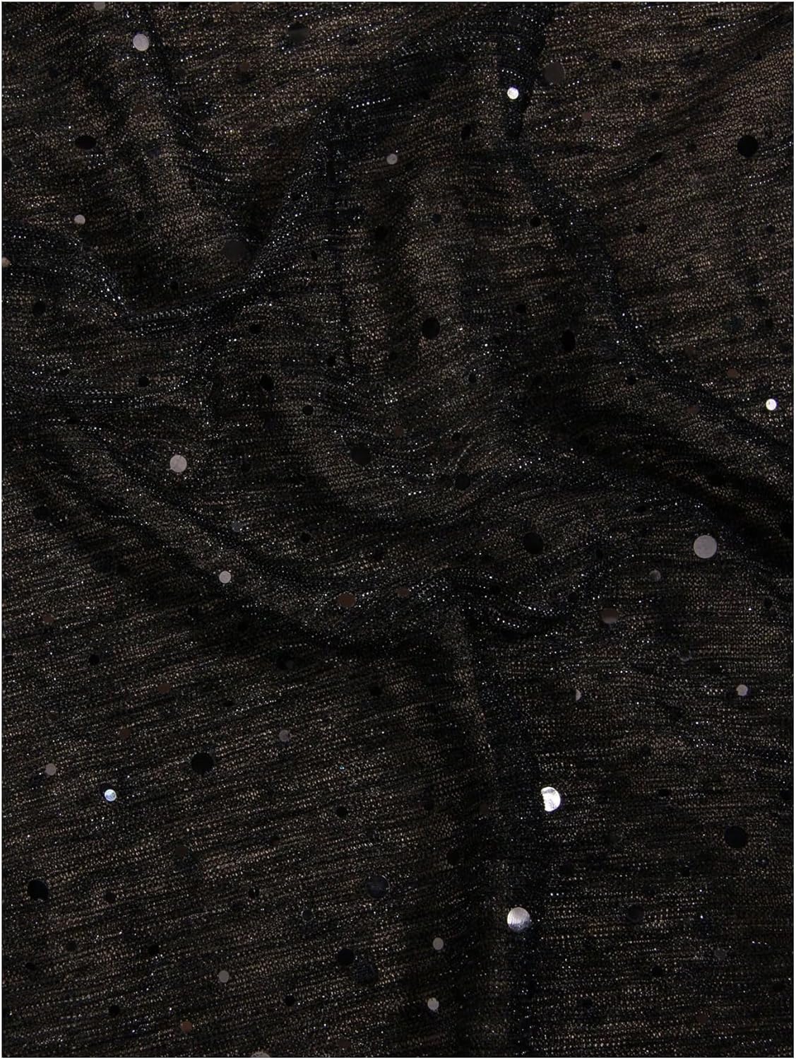 Floerns Women's Sequin Bandana Square Scarf Silk Scarves Mesh Shawl and Wrap for Evening Dresses