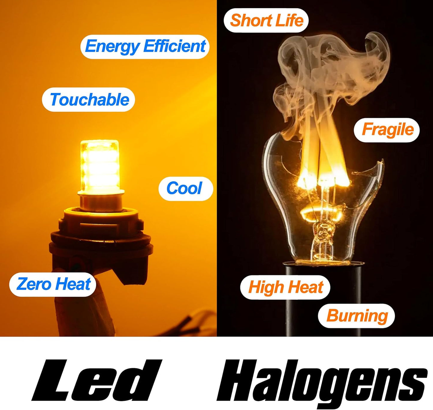 Himalayan Salt Lamp Rock Bulb Dimmable E12 led Sleep Night Light Bulb 2200K Amber Warm, Kx-2000 40W Candelabra T6 C7 4W e12 led Candle Bulbs 450lm for Therapy Mood Soothing Bedroom Nursery,6Pack