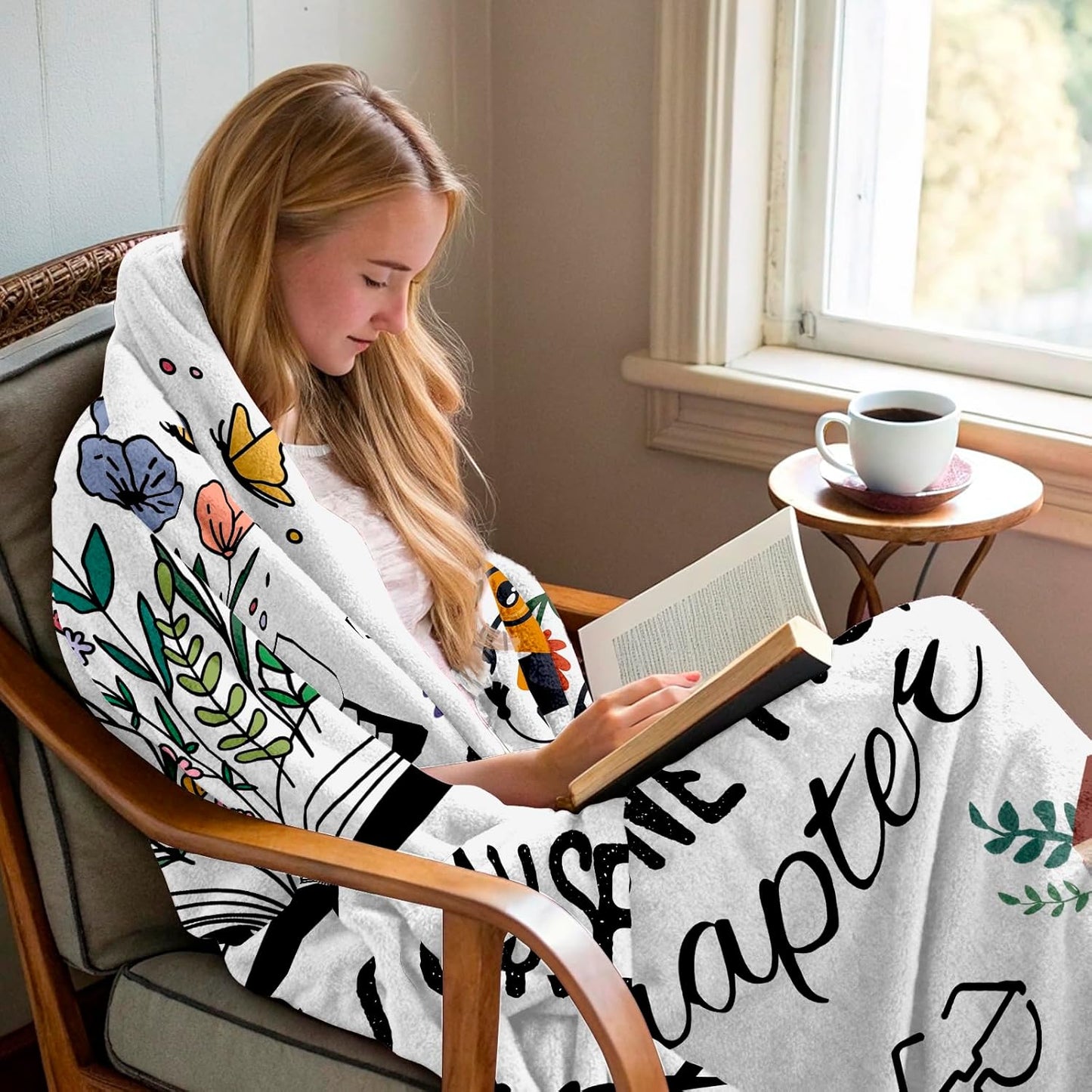 Book Lovers Gifts, Bookish Gifts for Book Lovers Women Men, Reading Gift for Readers, Literary Gift for Librarian/Nerd/Bookworm, BookClub Presents for Women Throw Blanket 60"x50"