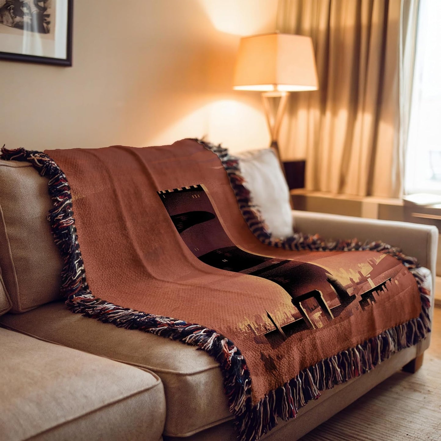 Throne of Glass Woven Blanket – Tower of Dawn Inspired Throw