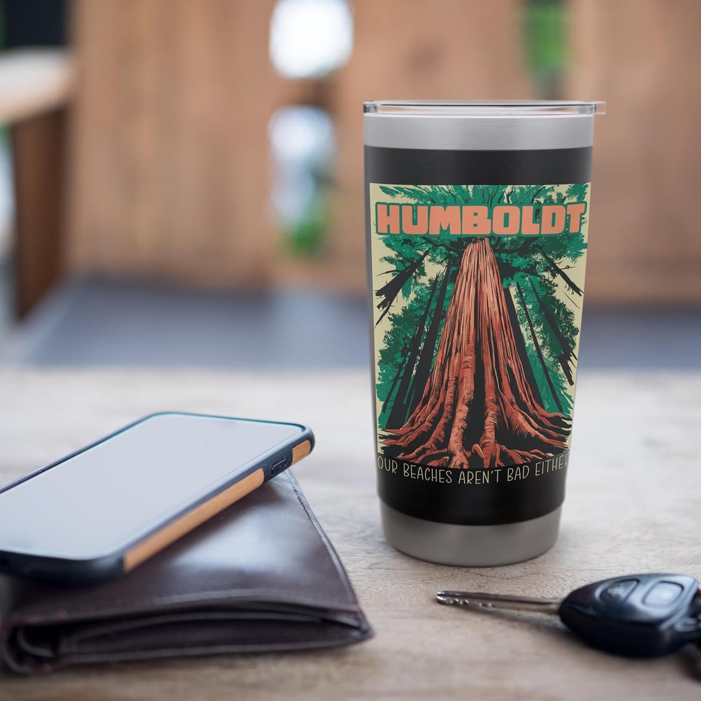 Redwoods Humboldt County Northern California Stainless Steel Insulated Tumbler