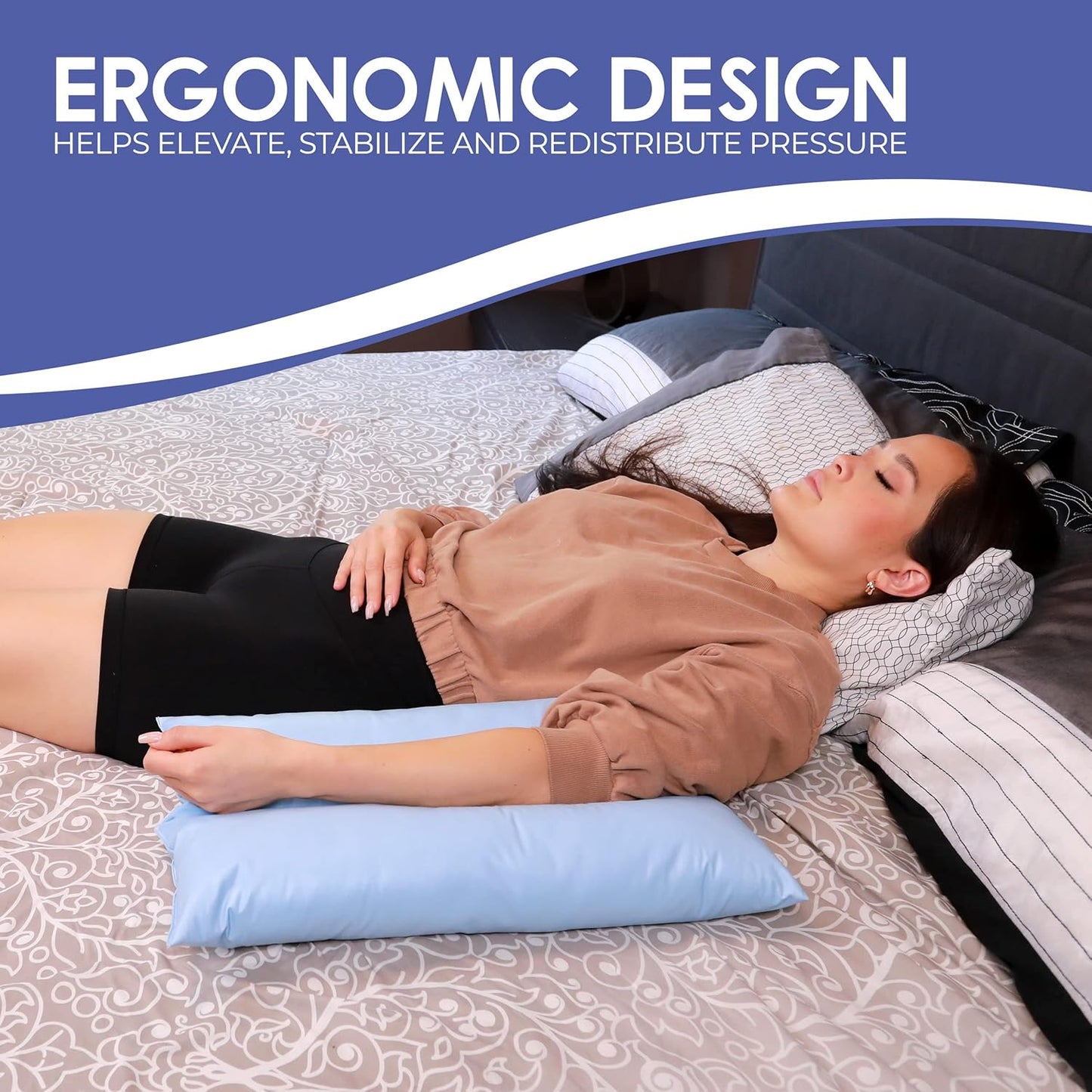 Beck's Classic Made is USA| Pro Rest Arm Pillow Stabilizes & Immobilizes Arm & Shoulder. Post-Surgery Pillow, Pillow for Broken Arms, Arm Rest Support for Arm Pain