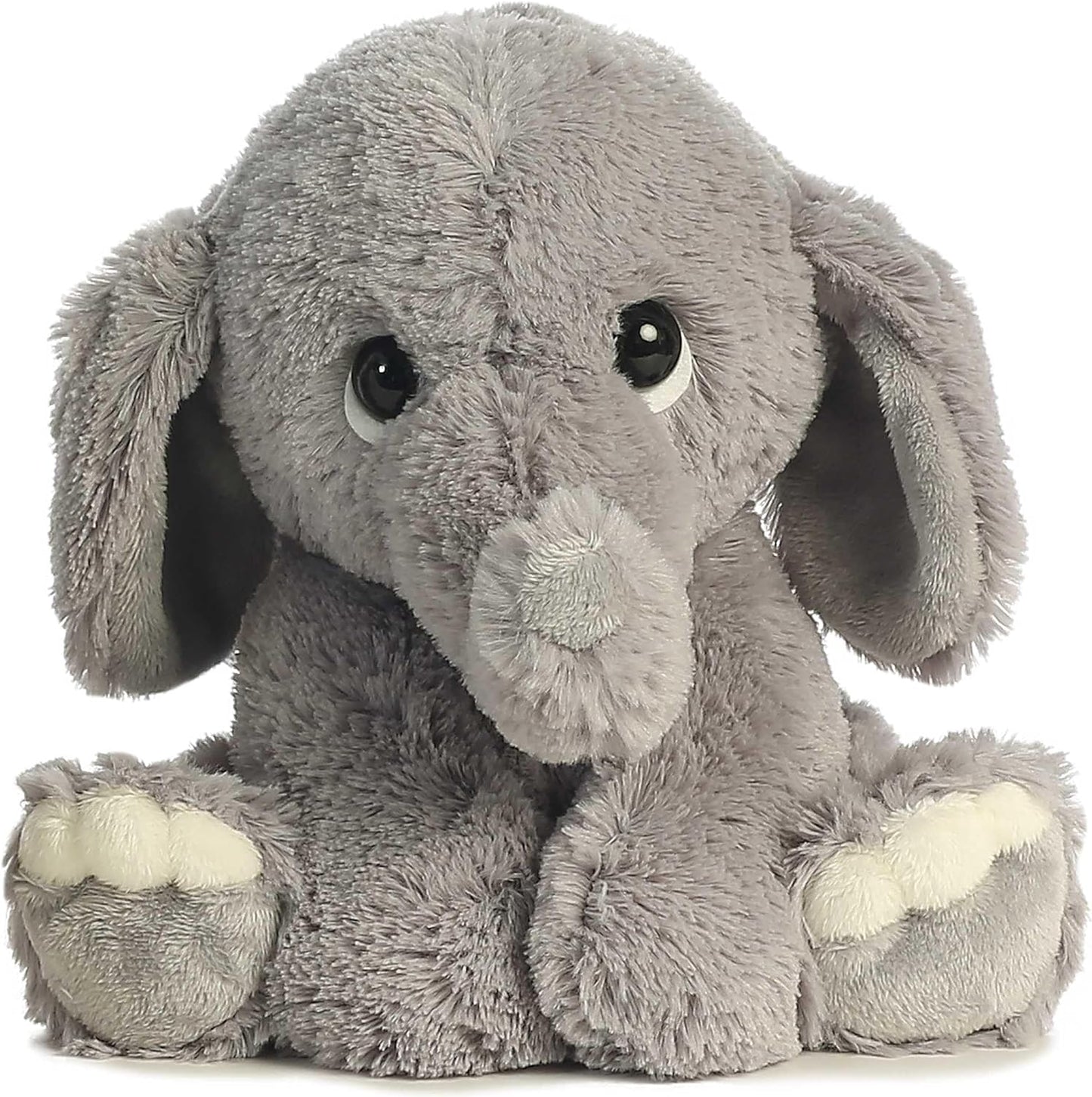Aurora® Playful Lil Benny Phant™ Baby Stuffed Animal - Soft & Cuddly Toy - Imaginative Play - Gray 9 Inches