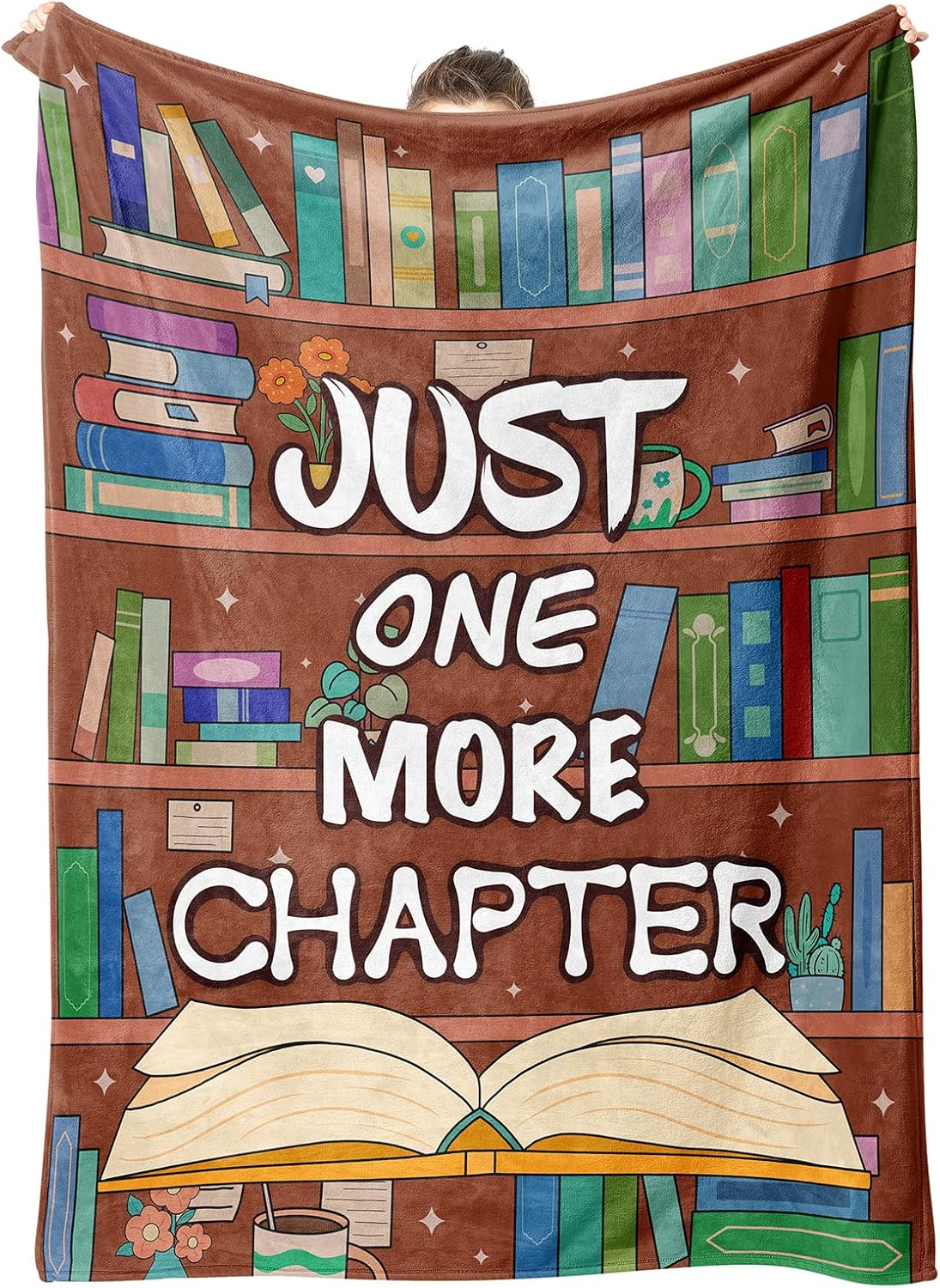 Christmas Book Lovers Blanket Gifts,Book Lover Gifts for Women,Gifts for Book Lovers,Gifts for Readers,Reading Gifts for Readers,Bookish Gift,Gifts for Birthday Christmas Blanket 50"x60"