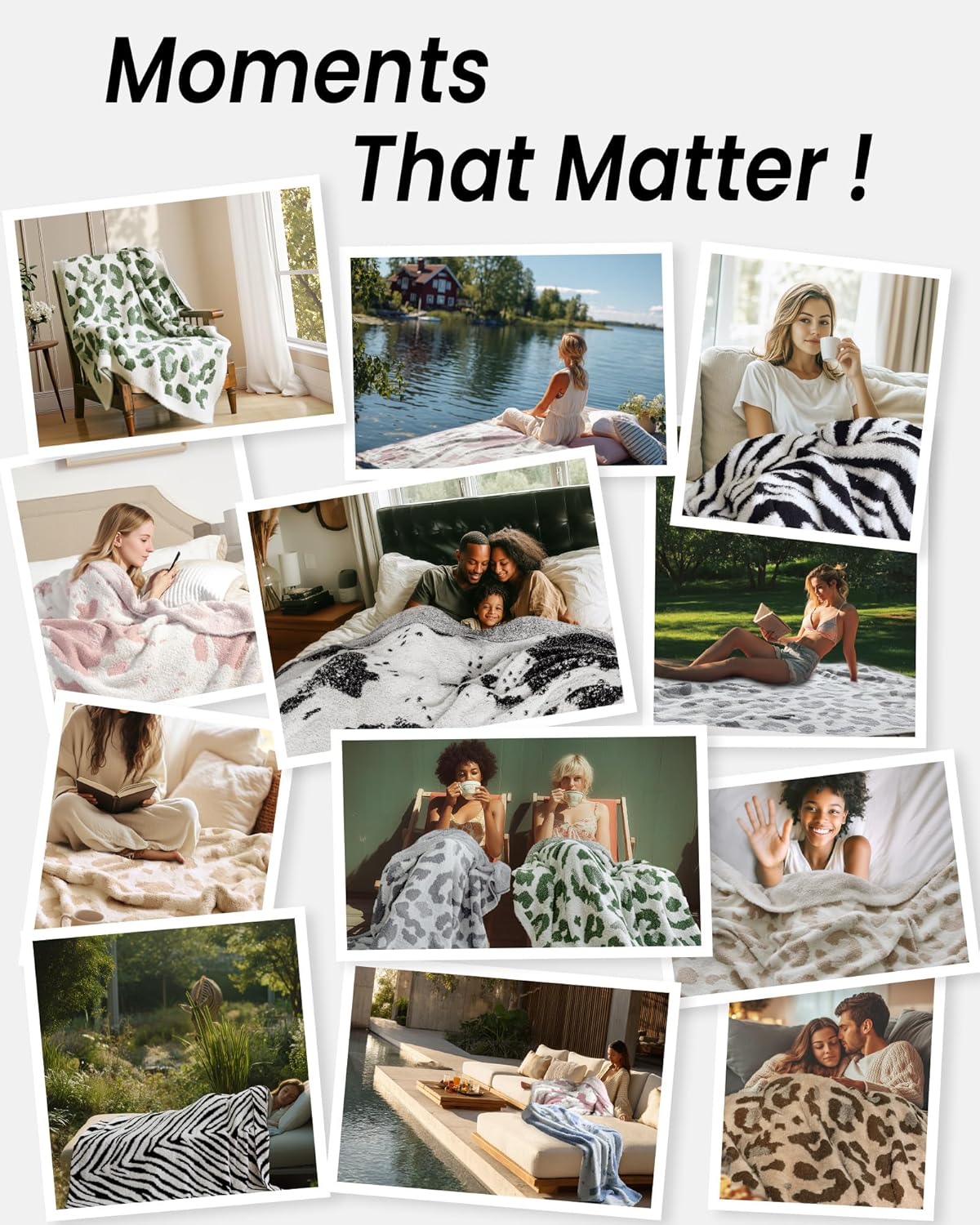 Leopard Throw Blanket for Couch Bed Sofa Ultra Soft Cozy Animal Print Blanket, Lightweight Western Decor Plush Cheetah Throw, Blanket for Women & Teen Girls 60x80 Inches Brown