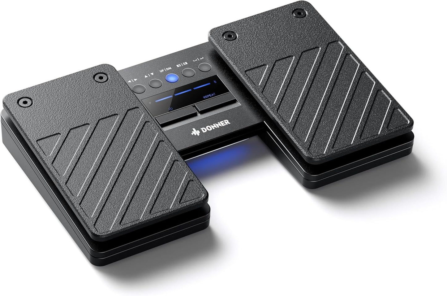 Donner Wireless Bluetooth Page Turner Pedal for iPad Tablets Phone Foot Pedal, Black