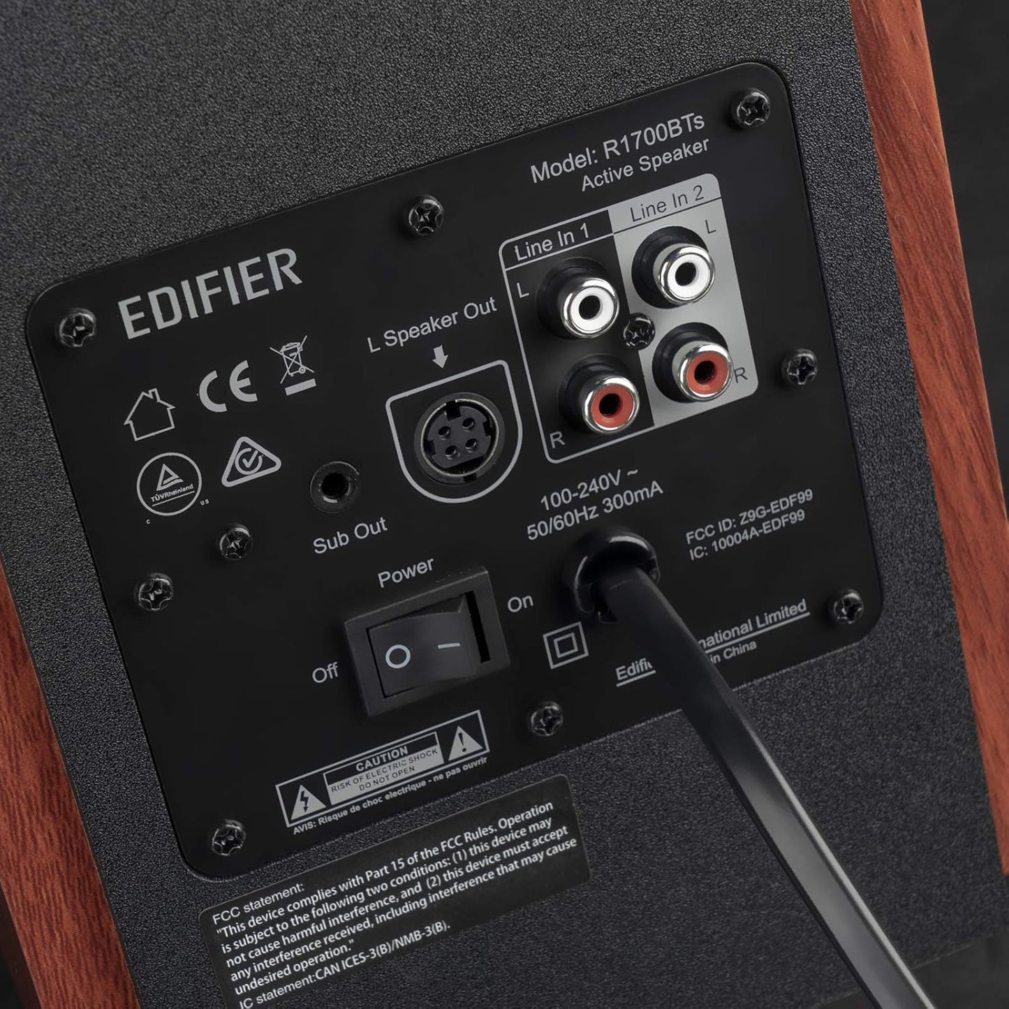Edifier R1700BTs Active Bluetooth Bookshelf Speakers - 2.0 Wireless Near Field Studio Monitor Speaker - 66w RMS with Subwoofer Line Out