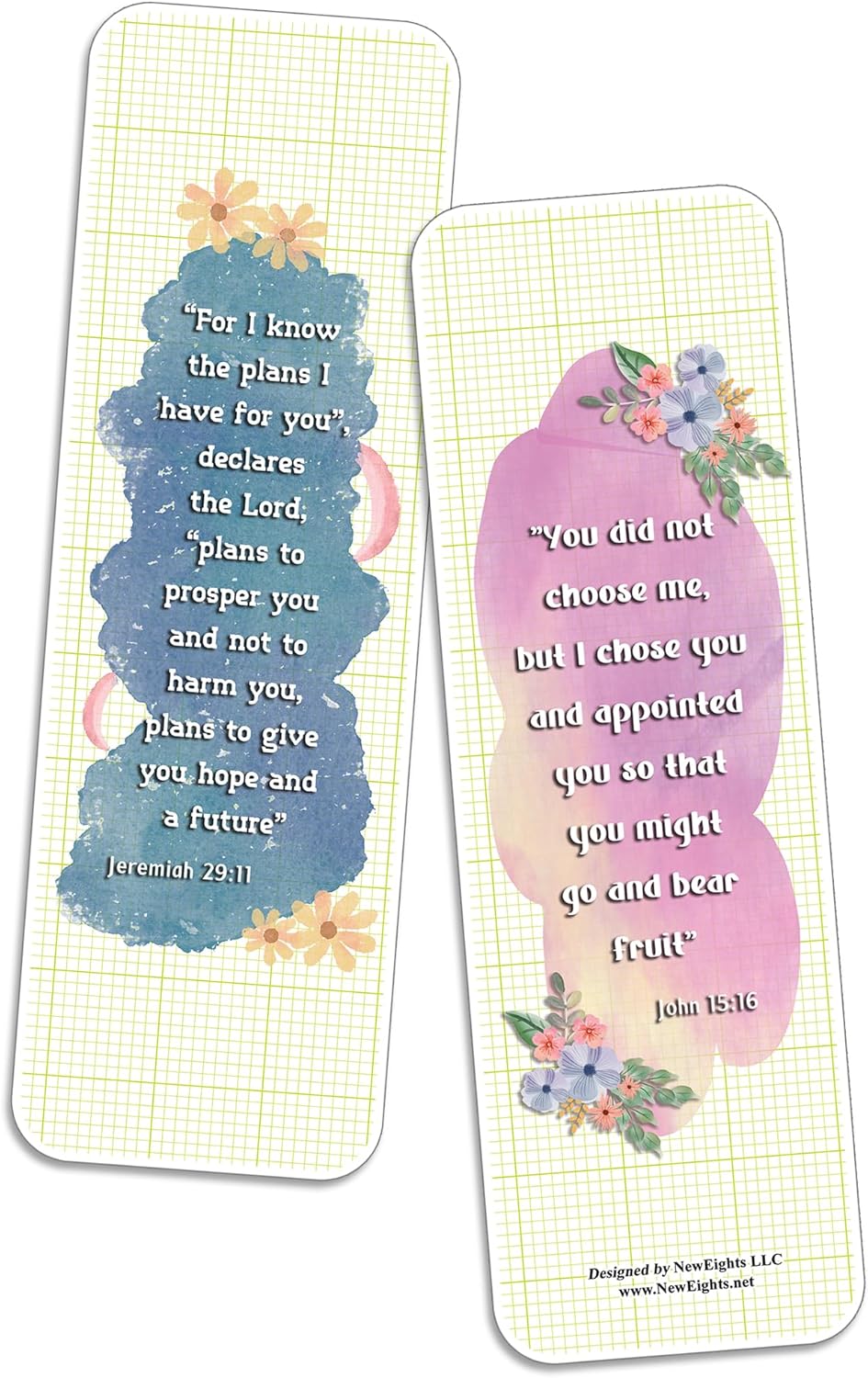 NewEights I Am Who God Says I Am Bookmarks (5-Sets X 6 Cards) - Daily Motivational Card Set – Collection Set Book Page Clippers – Ideal for Church Ministry Gifts for Boys and Girls