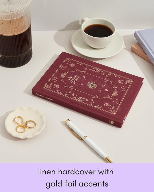 Kunitsa Co. Reading Journal - 52 reviews. Review and Track Your Reading. Book Journal for Book Lovers & Readers. Burgundy