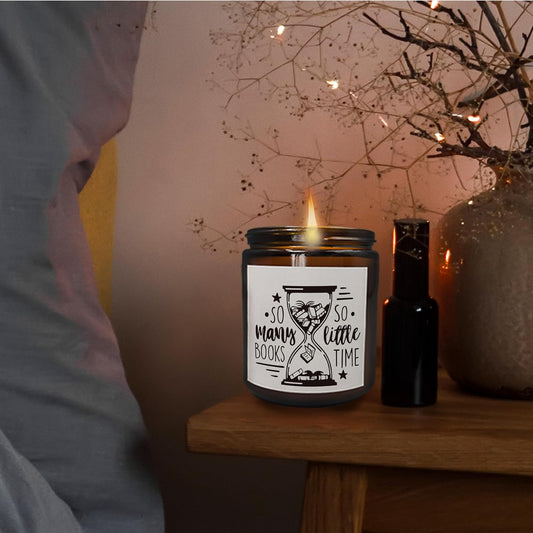 Mancheng-zi So Many Books So Little Time Scented Candles, Book Lovers' Gifts