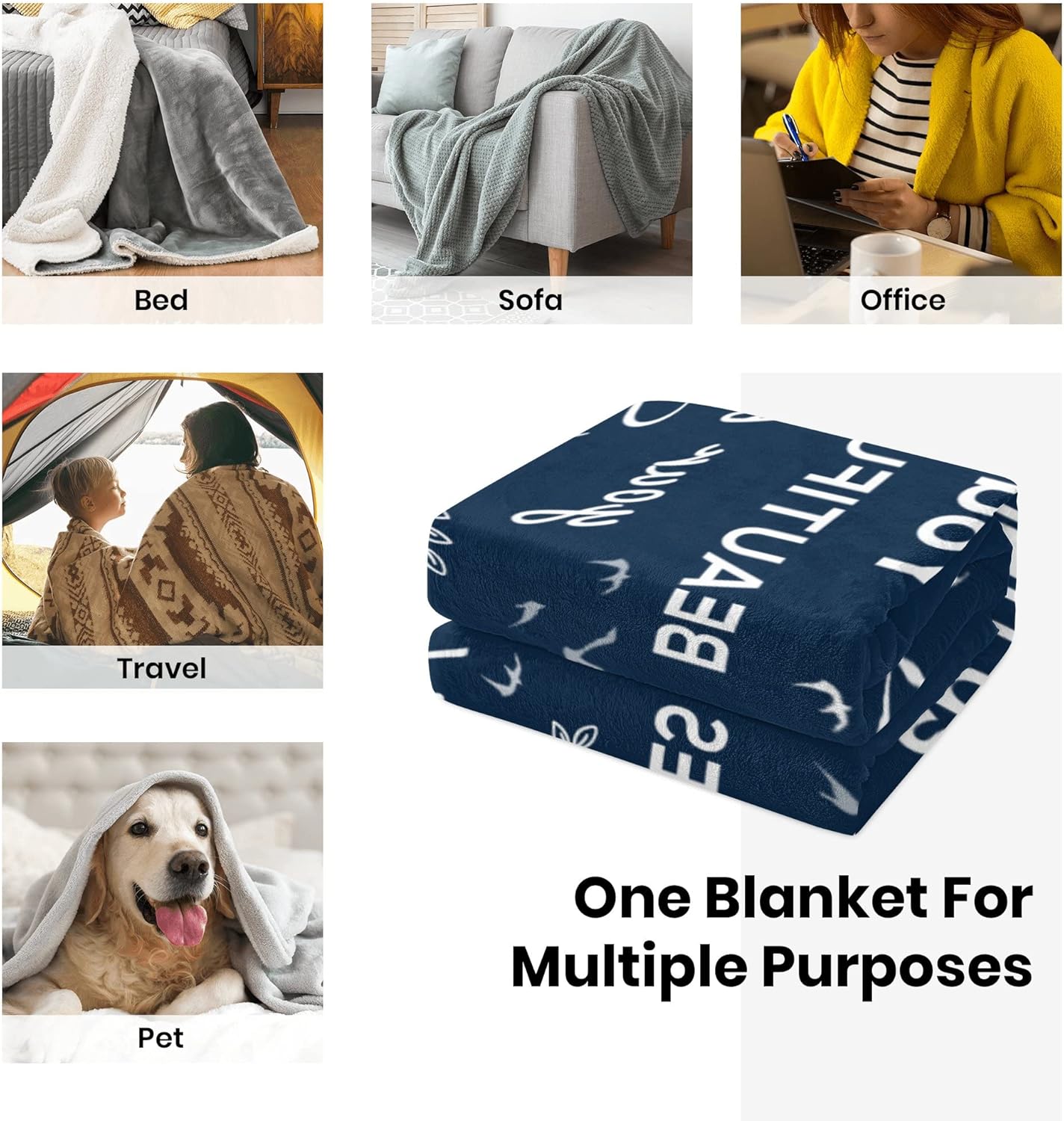 Bereavement Gifts Blanket, Memorial Gift for Loss of Loved one, Sympathy Gift, in Memory of Loved One Gifts, Condolence Gifts, Remembrance Gifts for Loss of Loved One Throw Blanket 60" x 50"